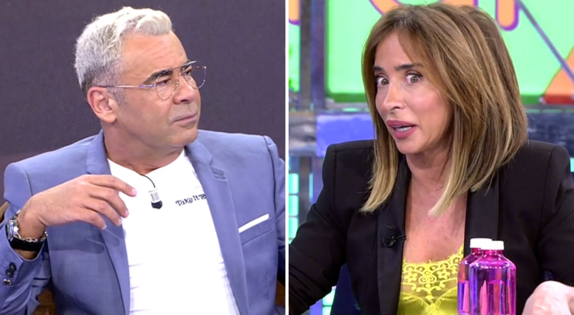 Jorge Javier Vázquez y María Patiño en 'Sálvame'