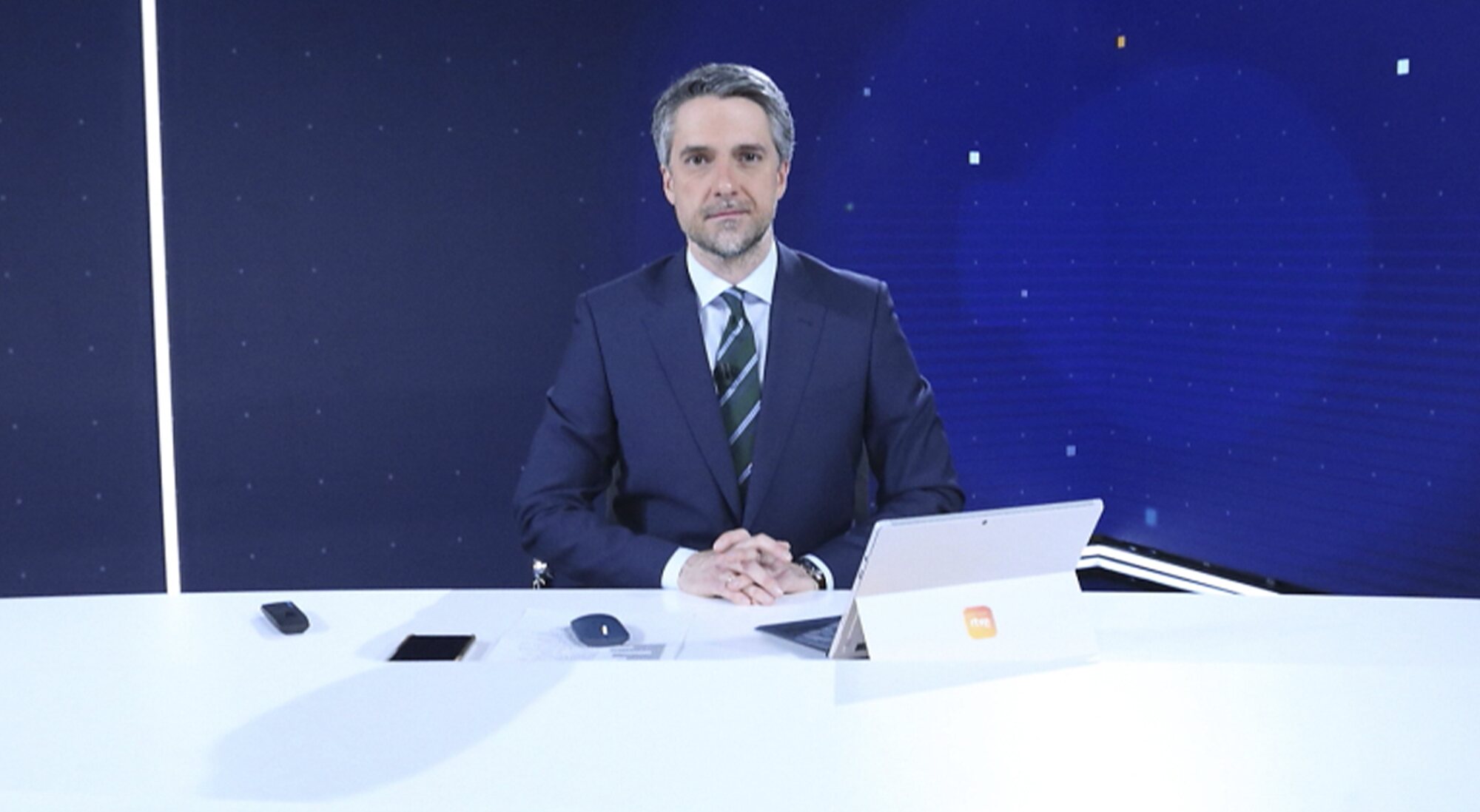 Carlos Franganillo en 'Telediario 2'