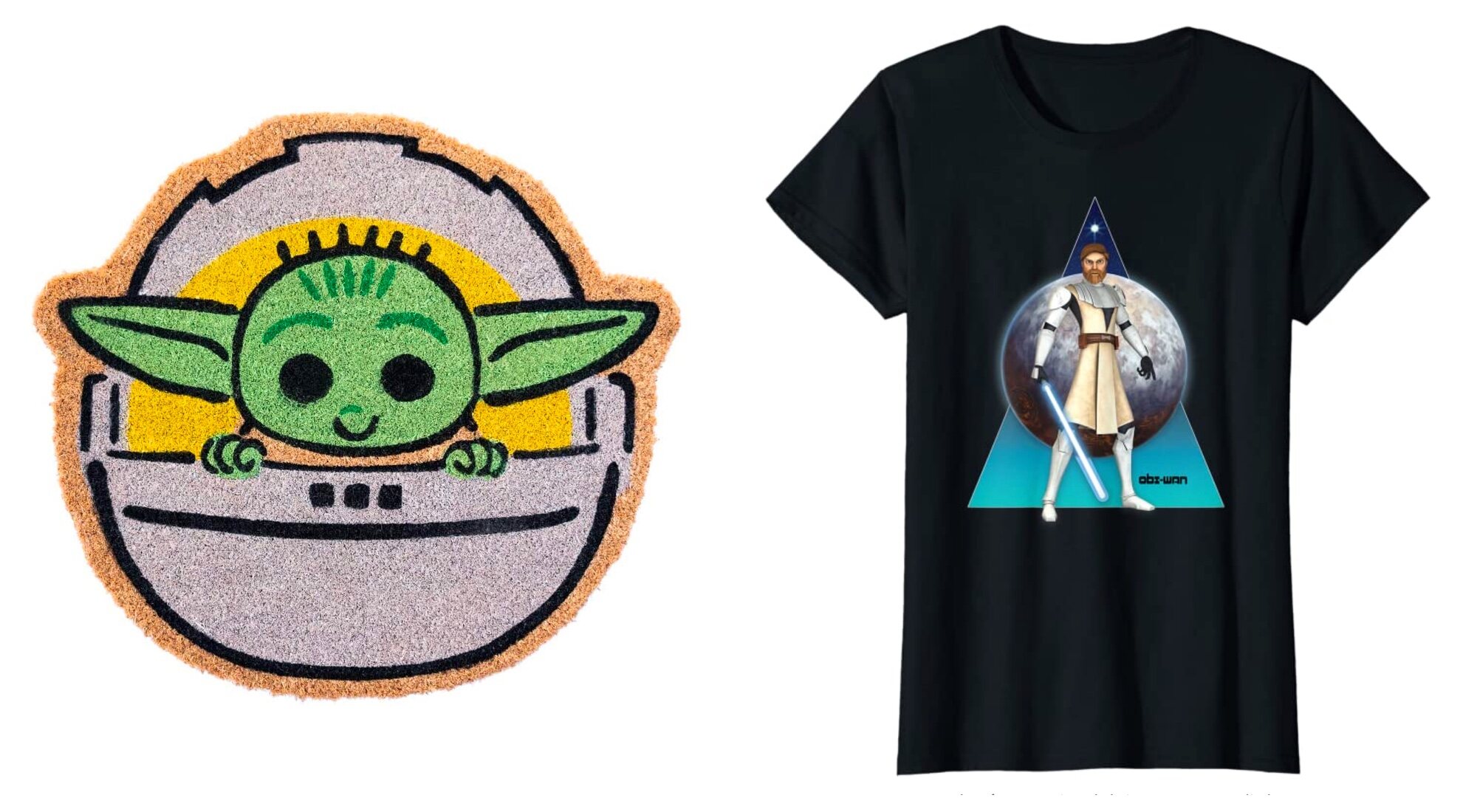 Felpudo de 'The Mandalorian' y camiseta Obi-Wan Kenobi