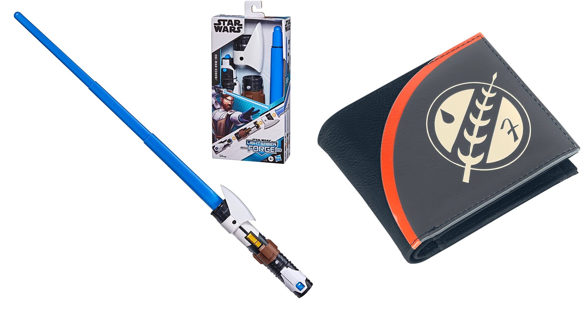 Sable de luz de Obi-Wan Kenobi y cartera de Boba Fett