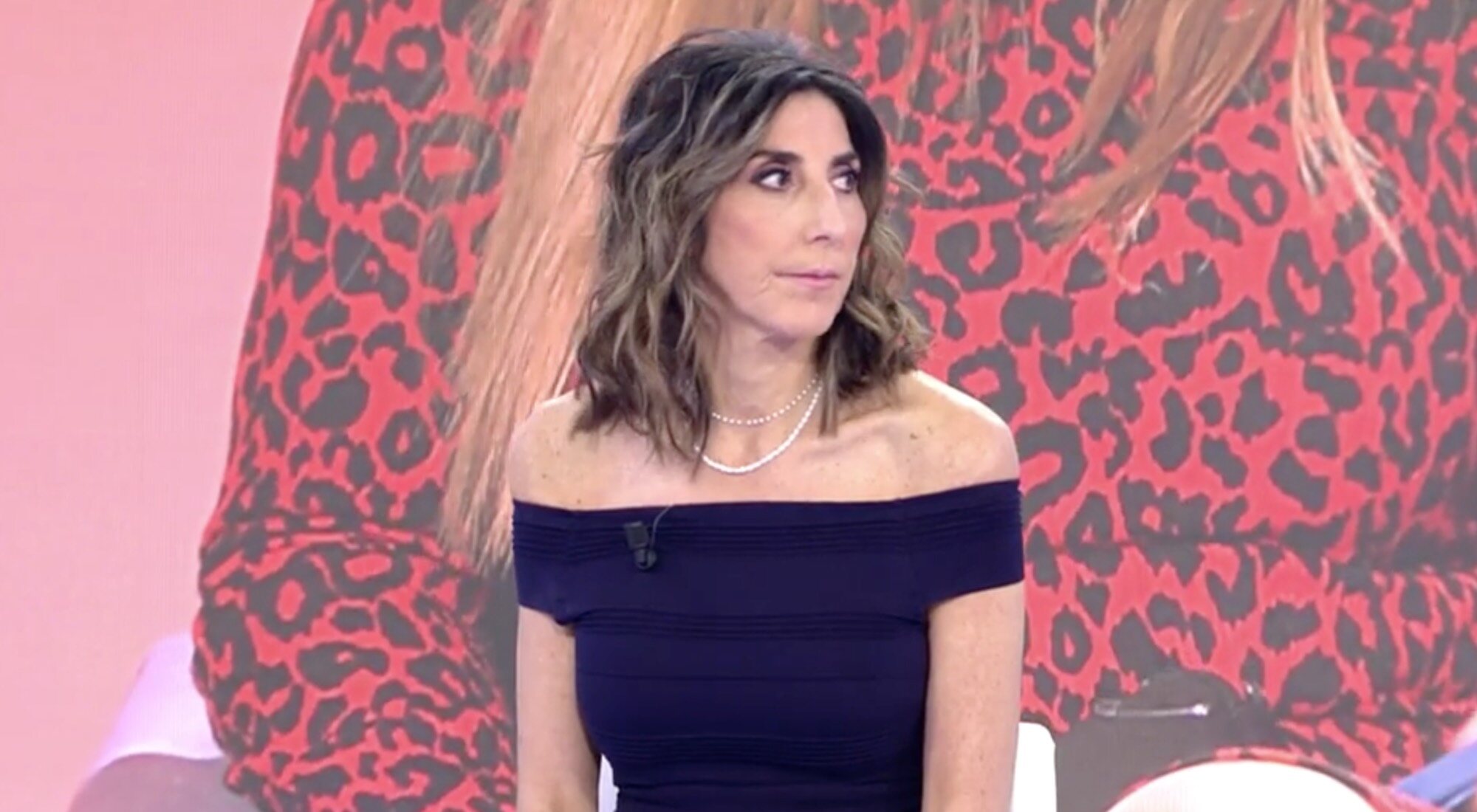Paz Padilla, durante su última intervención en Telecinco