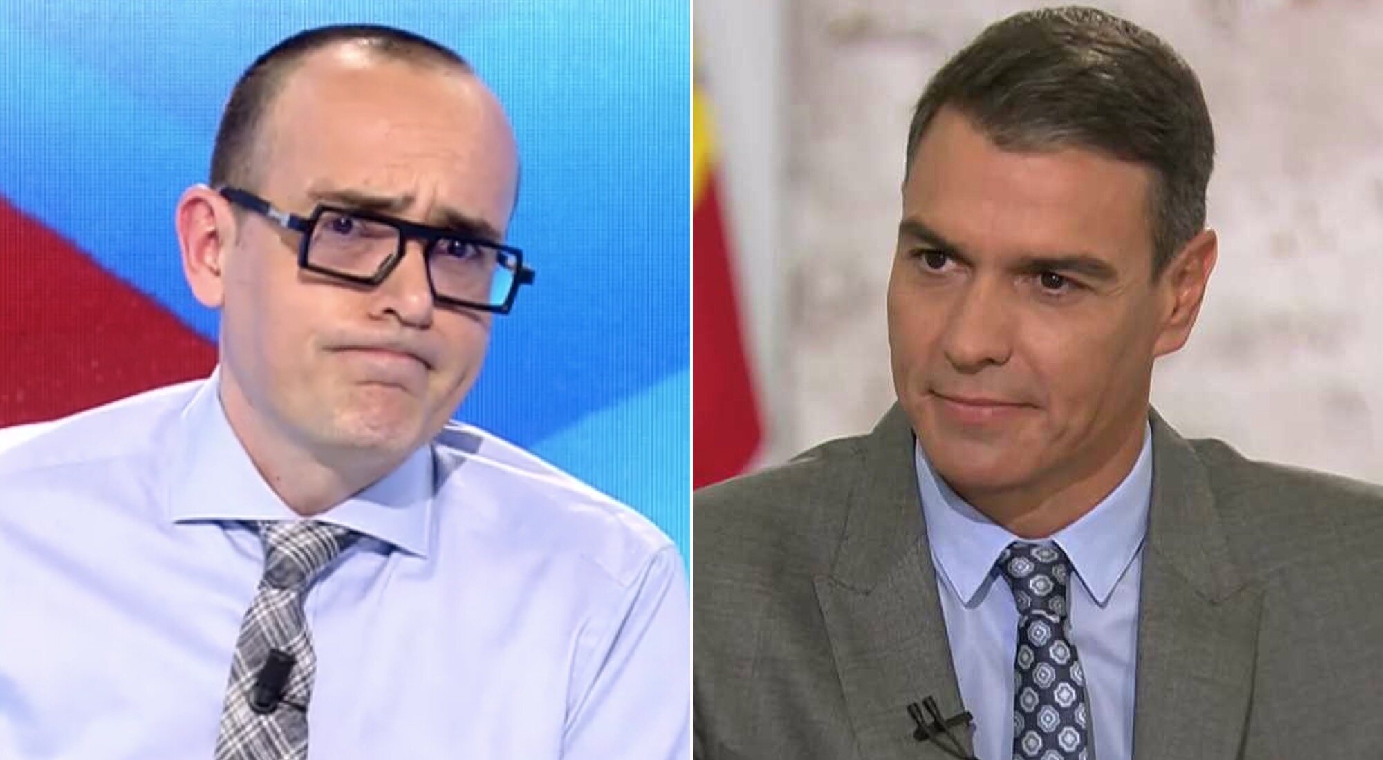 Risto Mejide y Pedro Sánchez