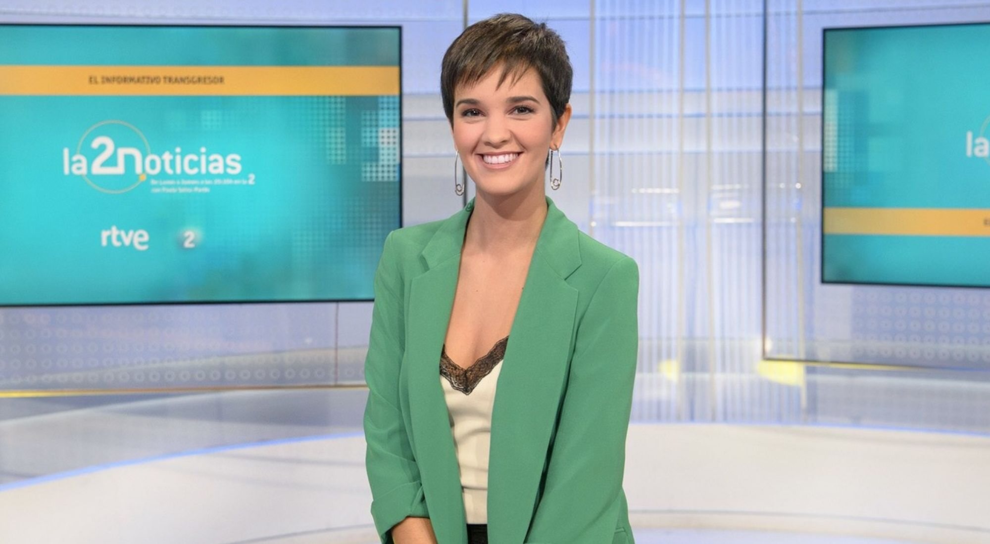 Paula Sainz-Pardo, en 'La 2 Noticias'