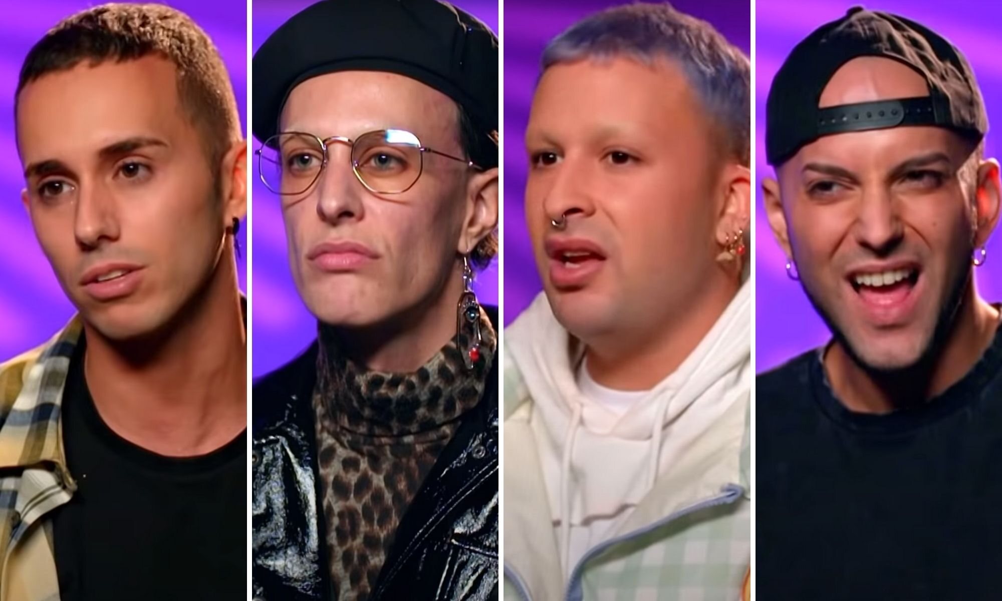 De izquierda a derecha: Drag Sethlas, Marina, Marisa Prisa, Venedita Von Dash