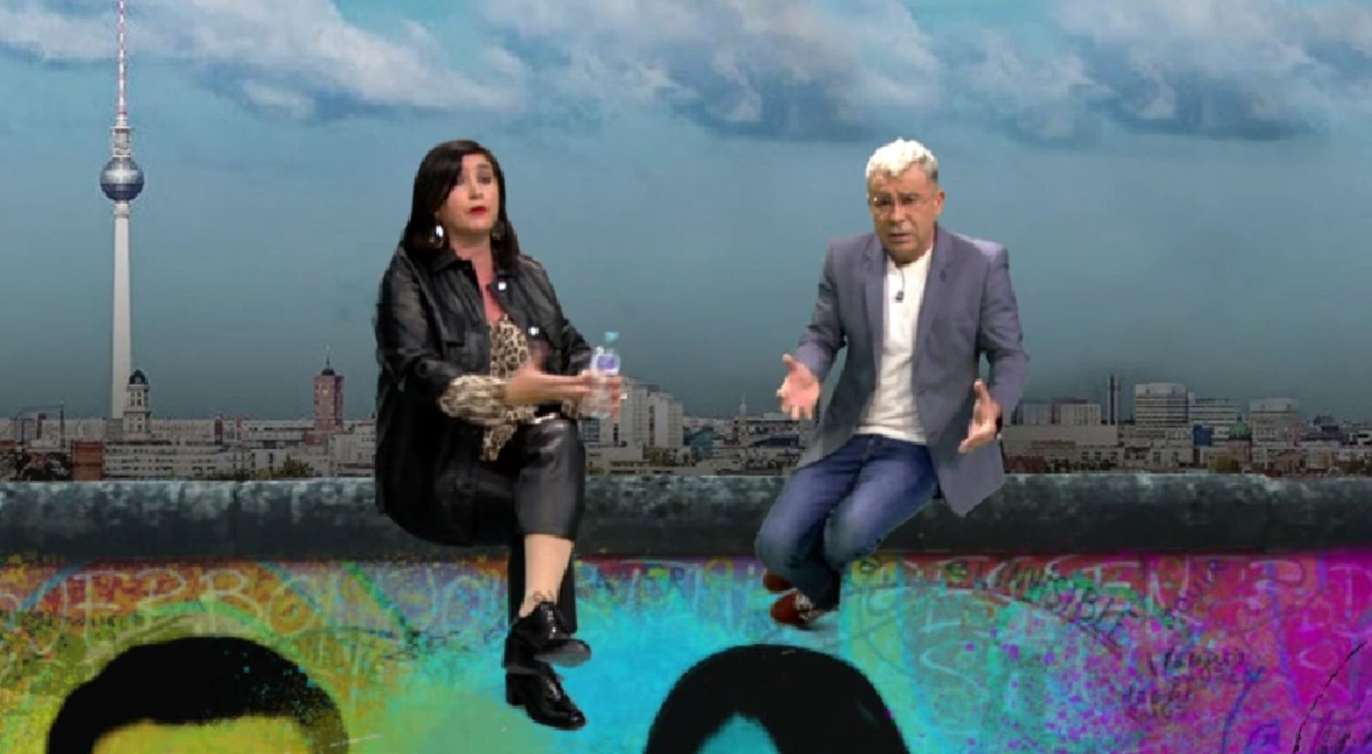 Carmina, madre de Kiko Jiménez, y Jorge Javier Vázquez, en &#39;Sálvame&#39;