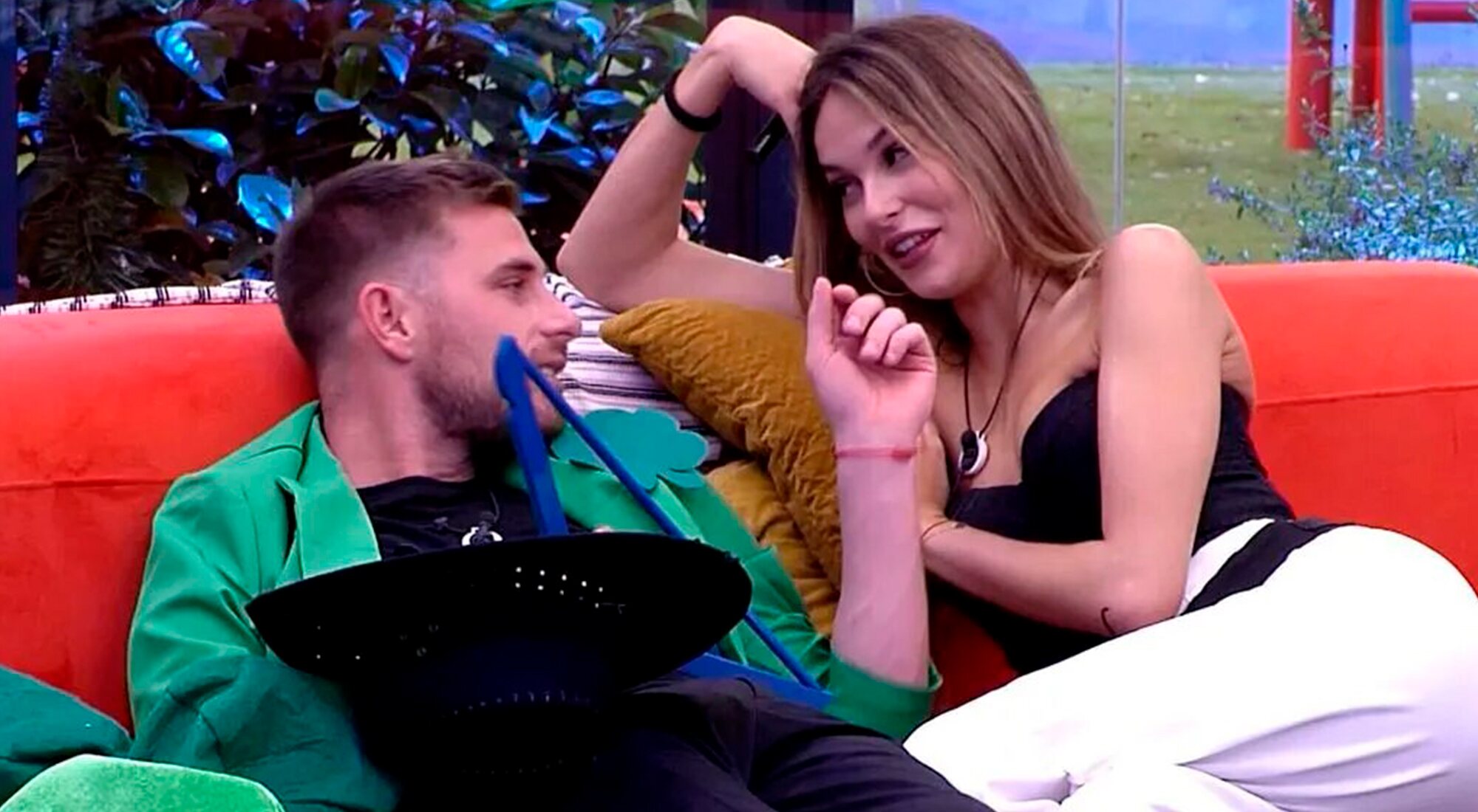 Tom Brusse y Sara Cruz en 'Secret Story'