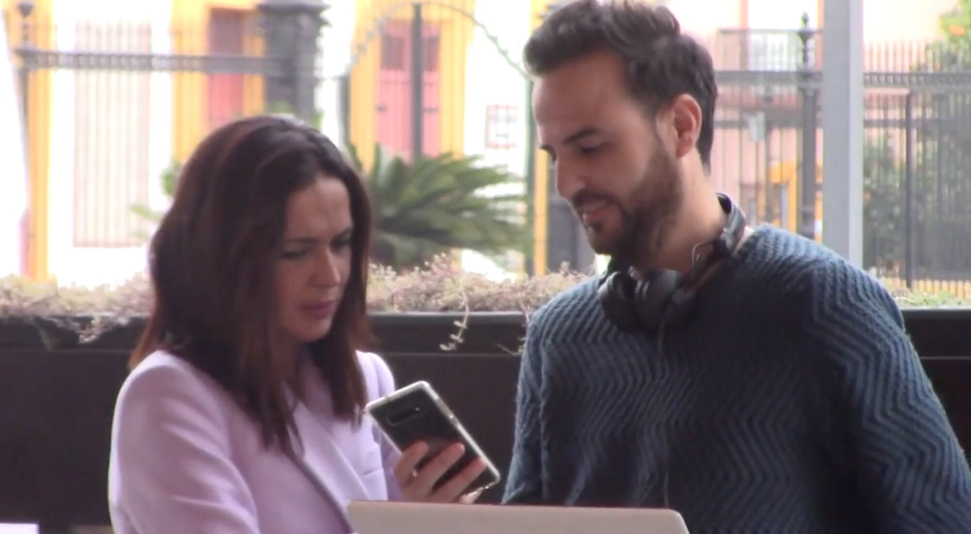 Olga Moreno, en las imágenes captadas por 'Sálvame'