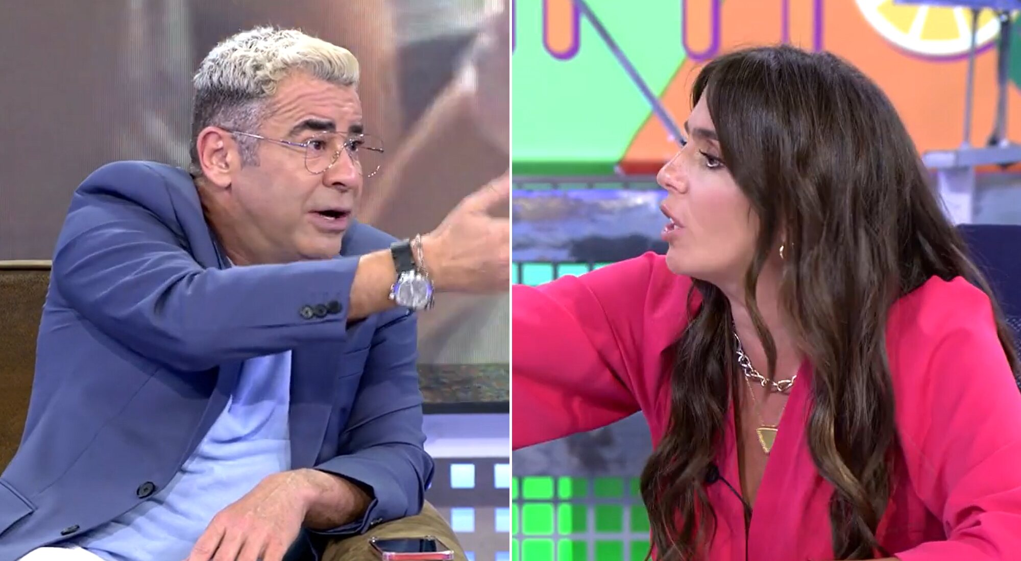 Jorge Javier y Anabel Pantoja discuten en 'Sálvame' por Isabel Pantoja