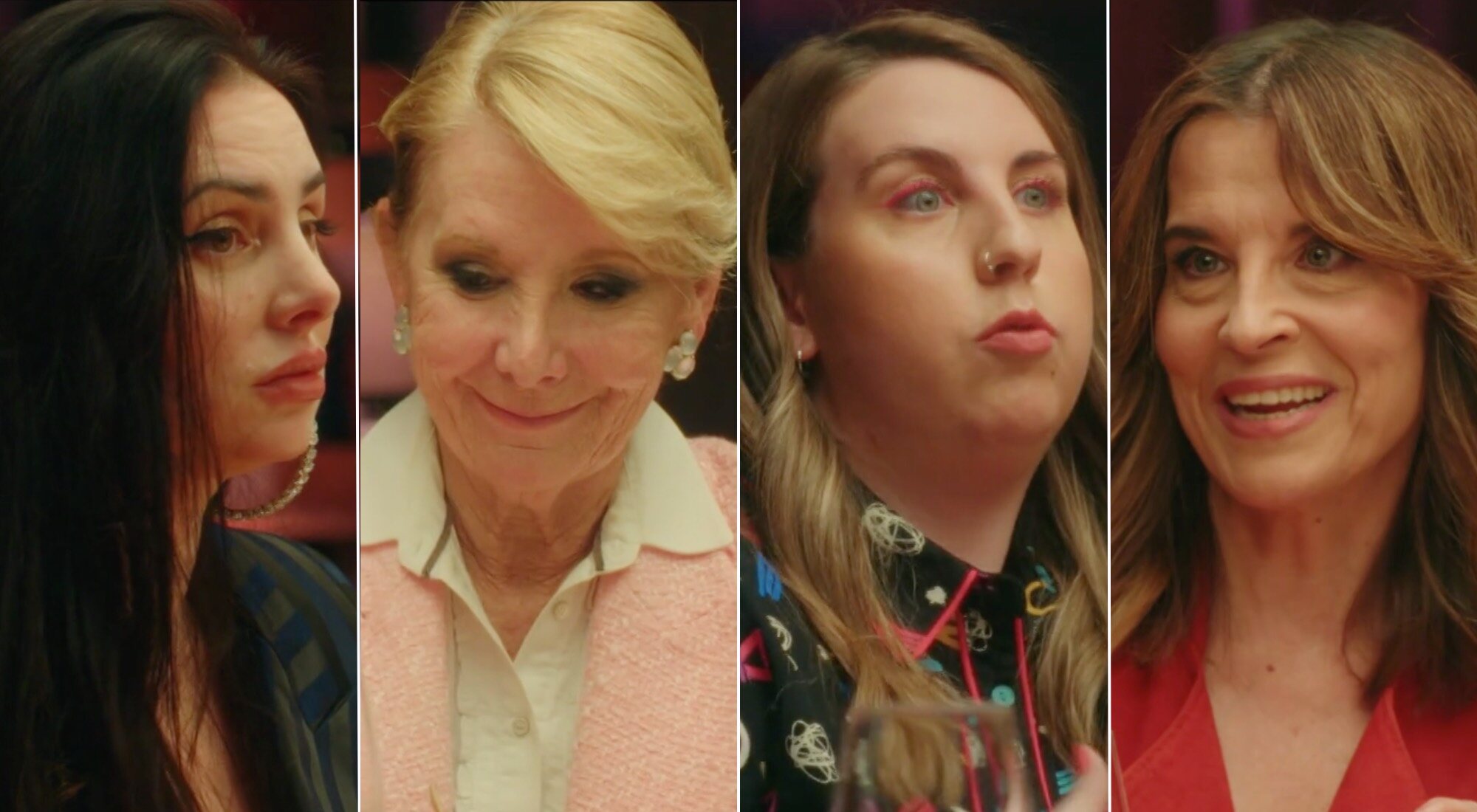 Mala Rodríguez, Esperanza Aguirre, Carolina Iglesias y Luz Sánchez Mellado