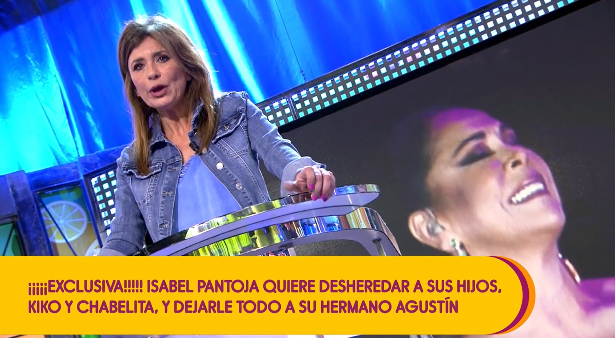 Gema López anuncia en &#39;Sálvame&#39; la decisión de Isabel Pantoja sobre su última voluntad