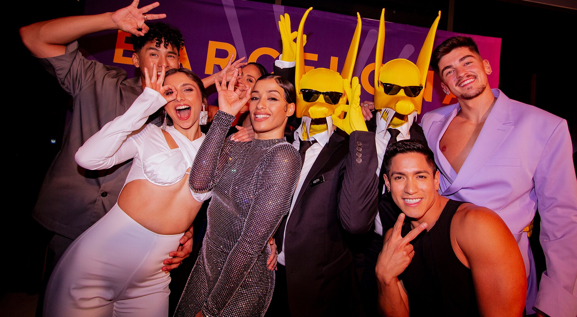 Chanel Terrero en la Barcelona Eurovision Party