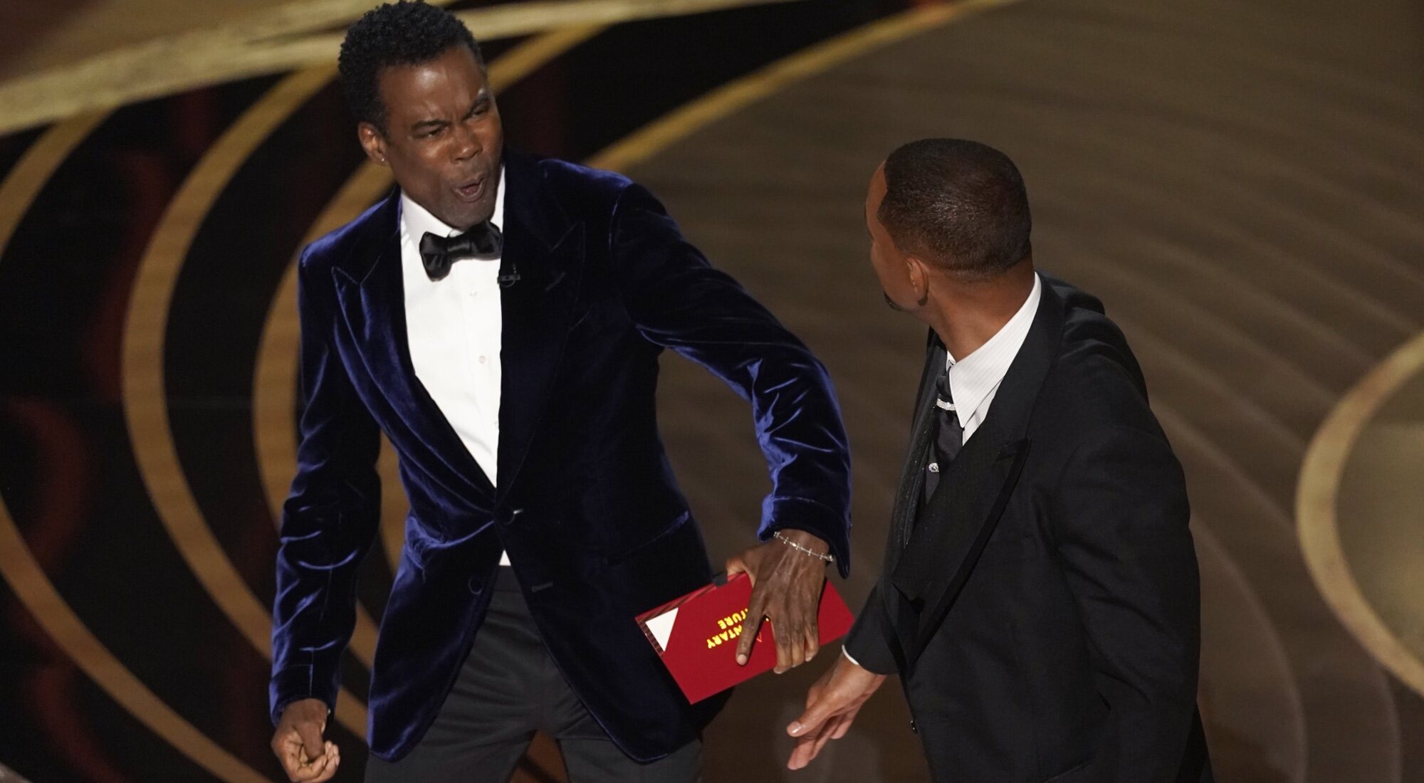  Will Smith propinándole un bofetón a Chris Rock en los Oscars