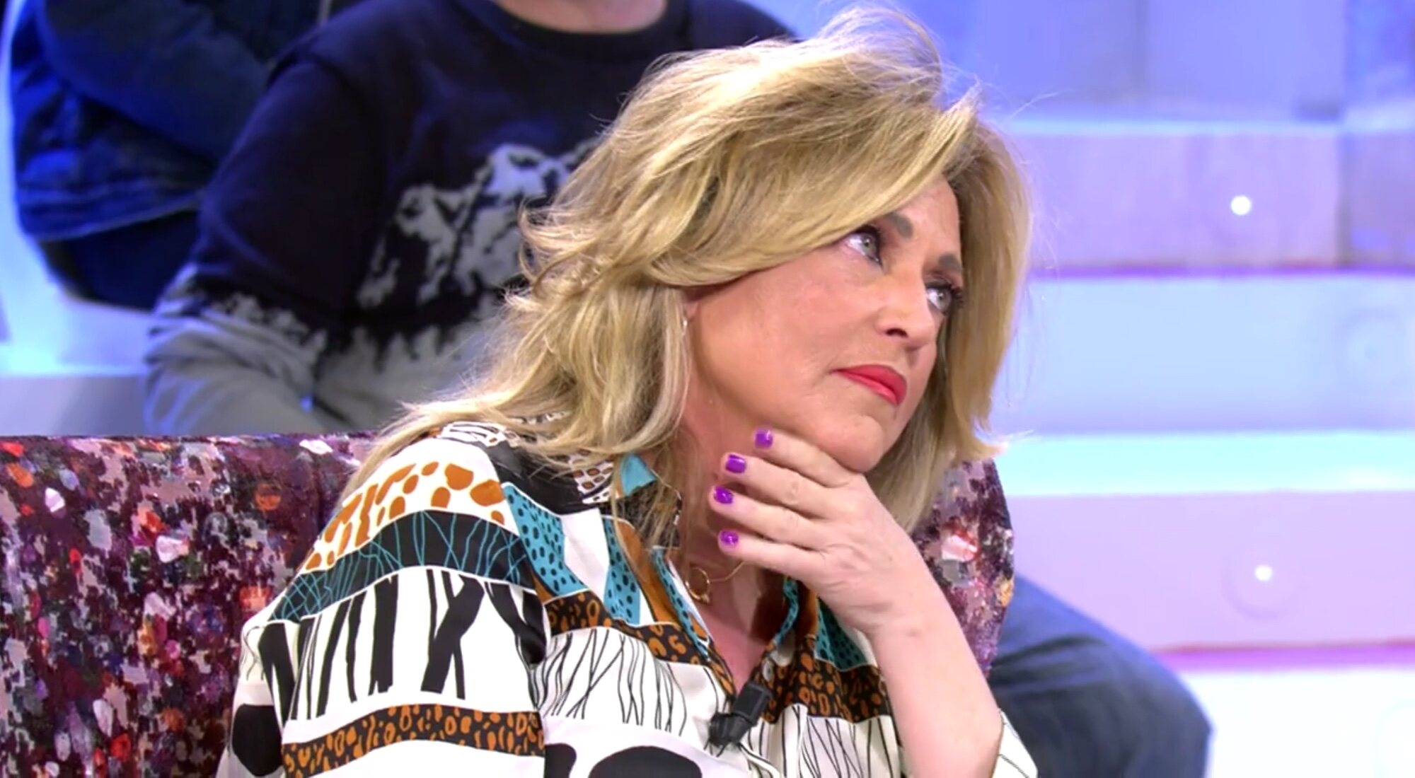 Lydia Lozano en el plató de 'Sálvame'