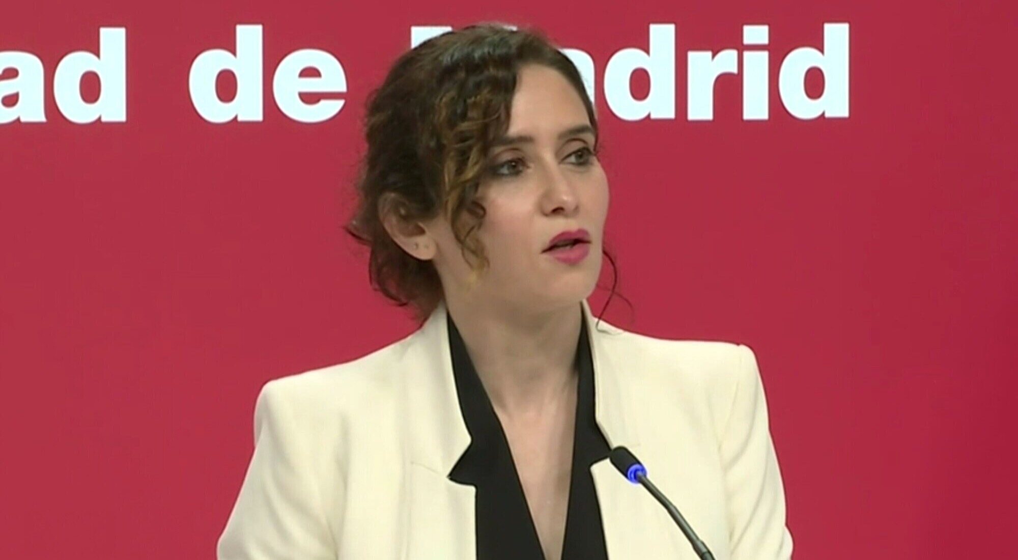 Isabel Díaz Ayuso, presidenta de la Comunidad de Madrid