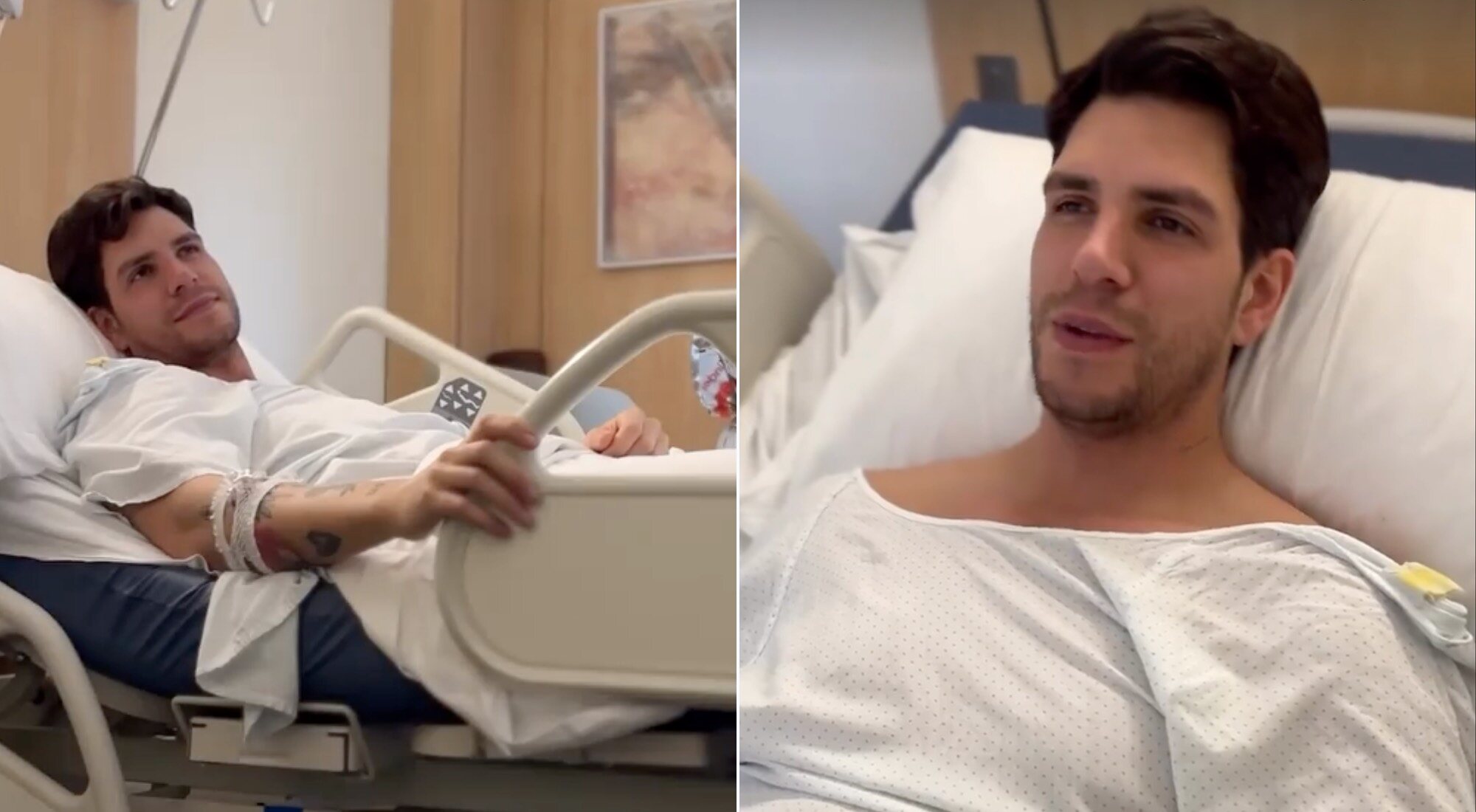 Diego Matamoros, en el hospital