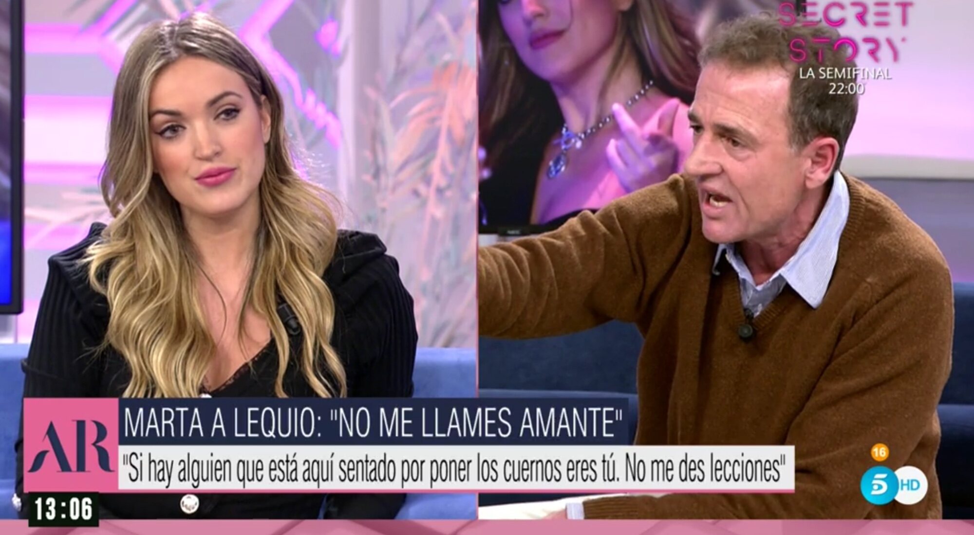 Marta Riesco y Alessandro Lecquio, en &#39;El programa de Ana Rosa&#39;