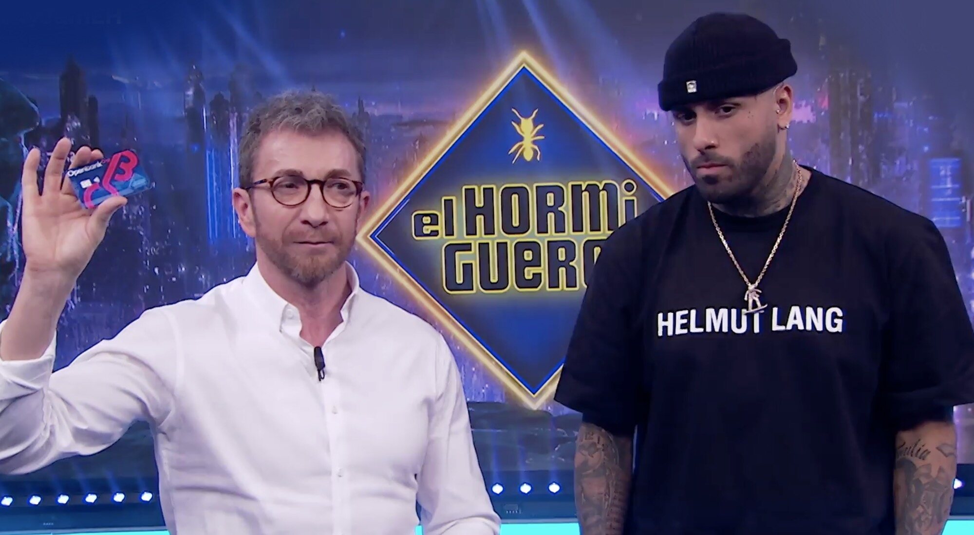 Pablo Motos y Nicky Jam, en 'El hormiguero'