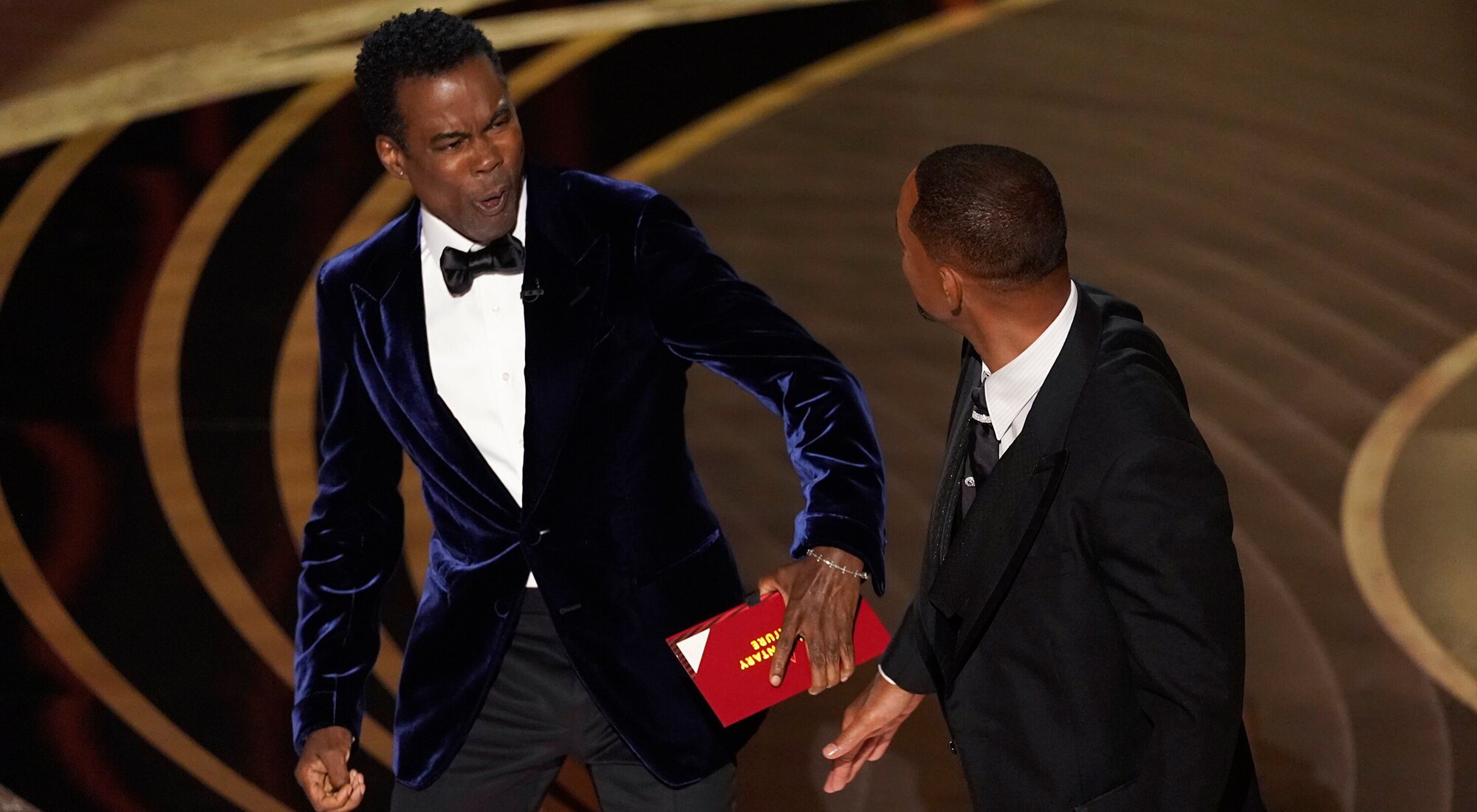 Chris Rock y Will Smith en la Gala de los Oscar 2022