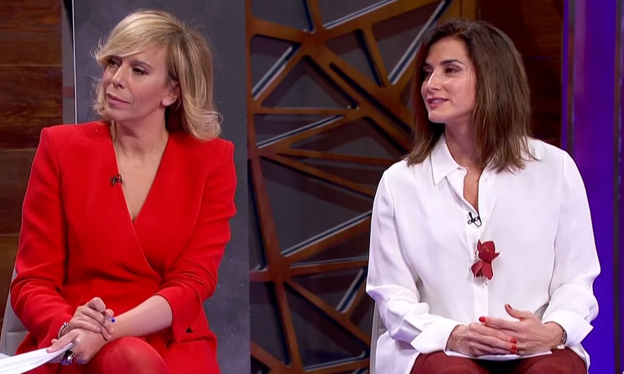 María Eizaguirre y Macarena Rey en la rueda de prensa de 'MasterChef 10'