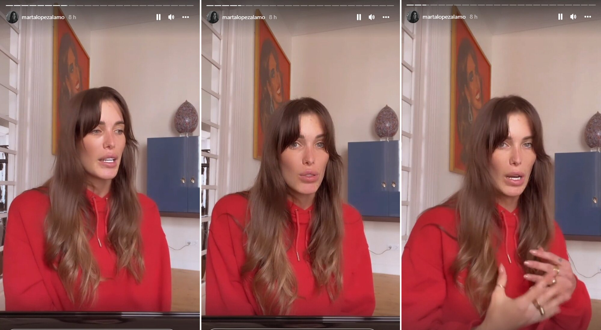 Marta López confirma su implicación en &#39;Supervivientes&#39; en varios stories de Instagram
