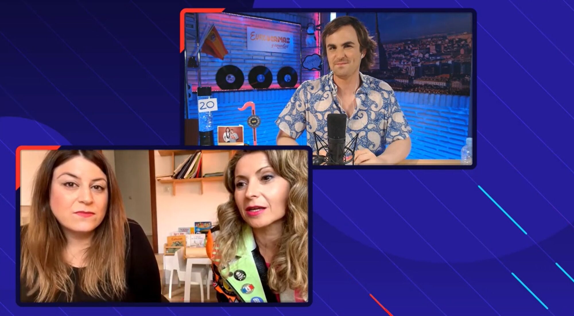 Fede Arias entrevista a Eva Mora e Irene Mahía en 'Eurodramas y comedias'