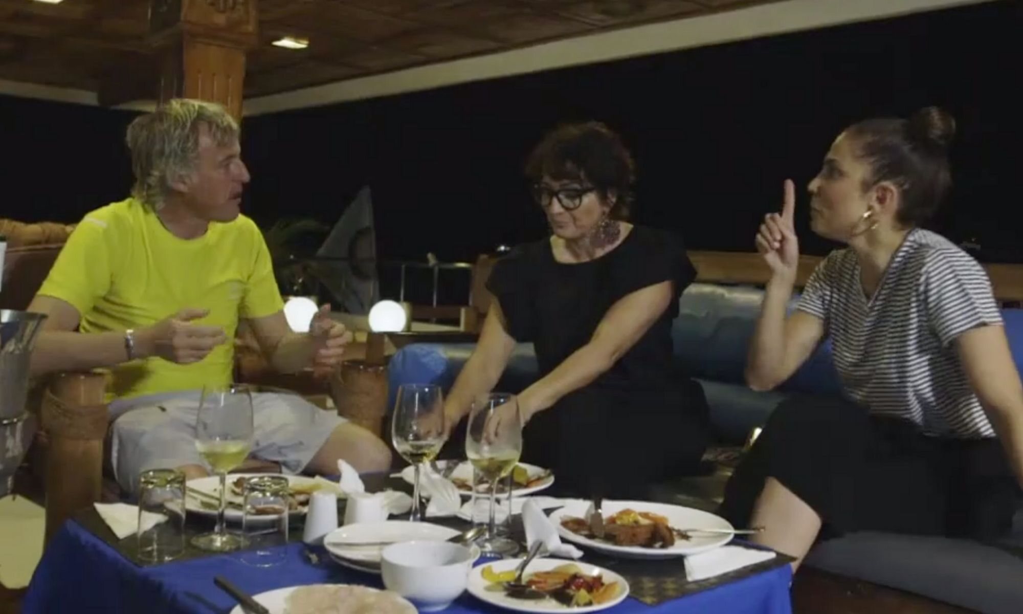 Jesús Calleja, Silvia Abril y Toni Acosta en &#39;Planeta Calleja&#39;