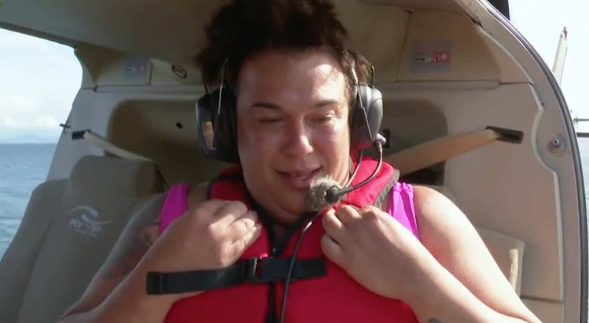 Desi Rodríguez, Minutos antes de lanzarse del helicóptero