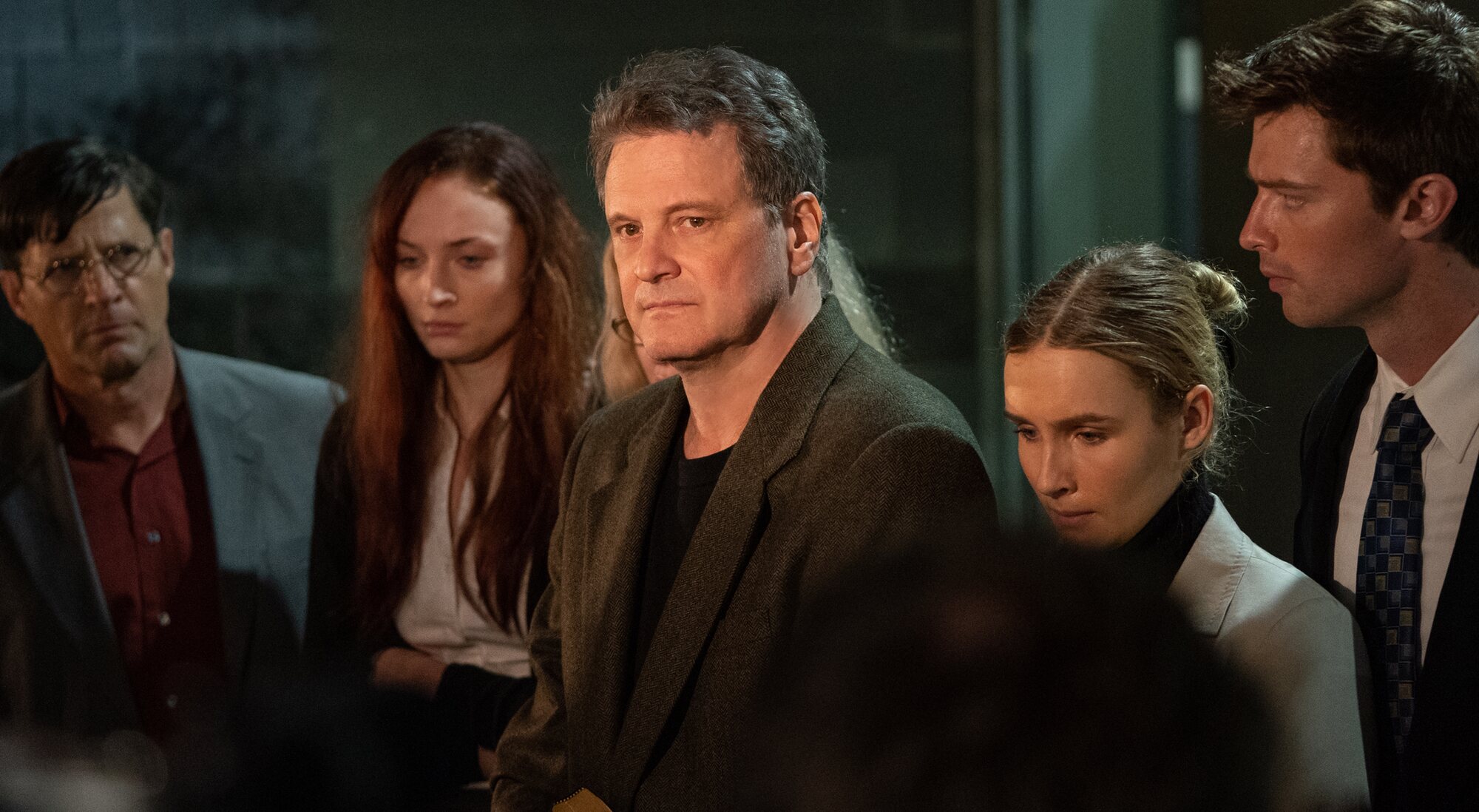 Colin Firth, patriarca de los Peterson en &#39;The Staircase&#39;