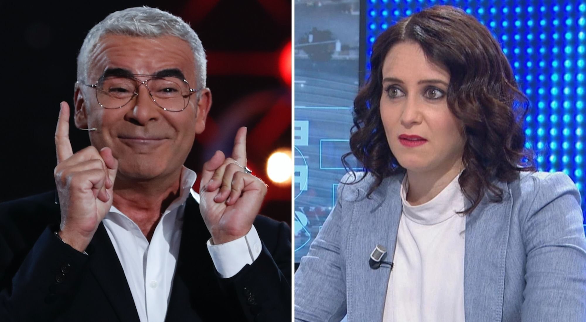 Jorge Javier Vázquez e Isabel Díaz Ayuso