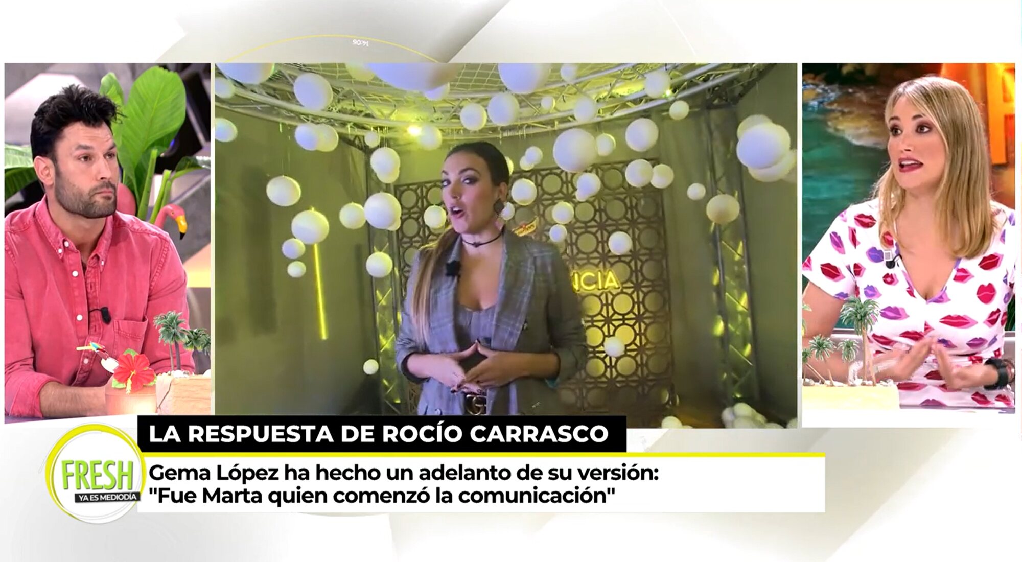 Alba Carrillo apoya desde 'Ya es mediodía' a Marta Riesco en su "guerra" con Jorge Javier