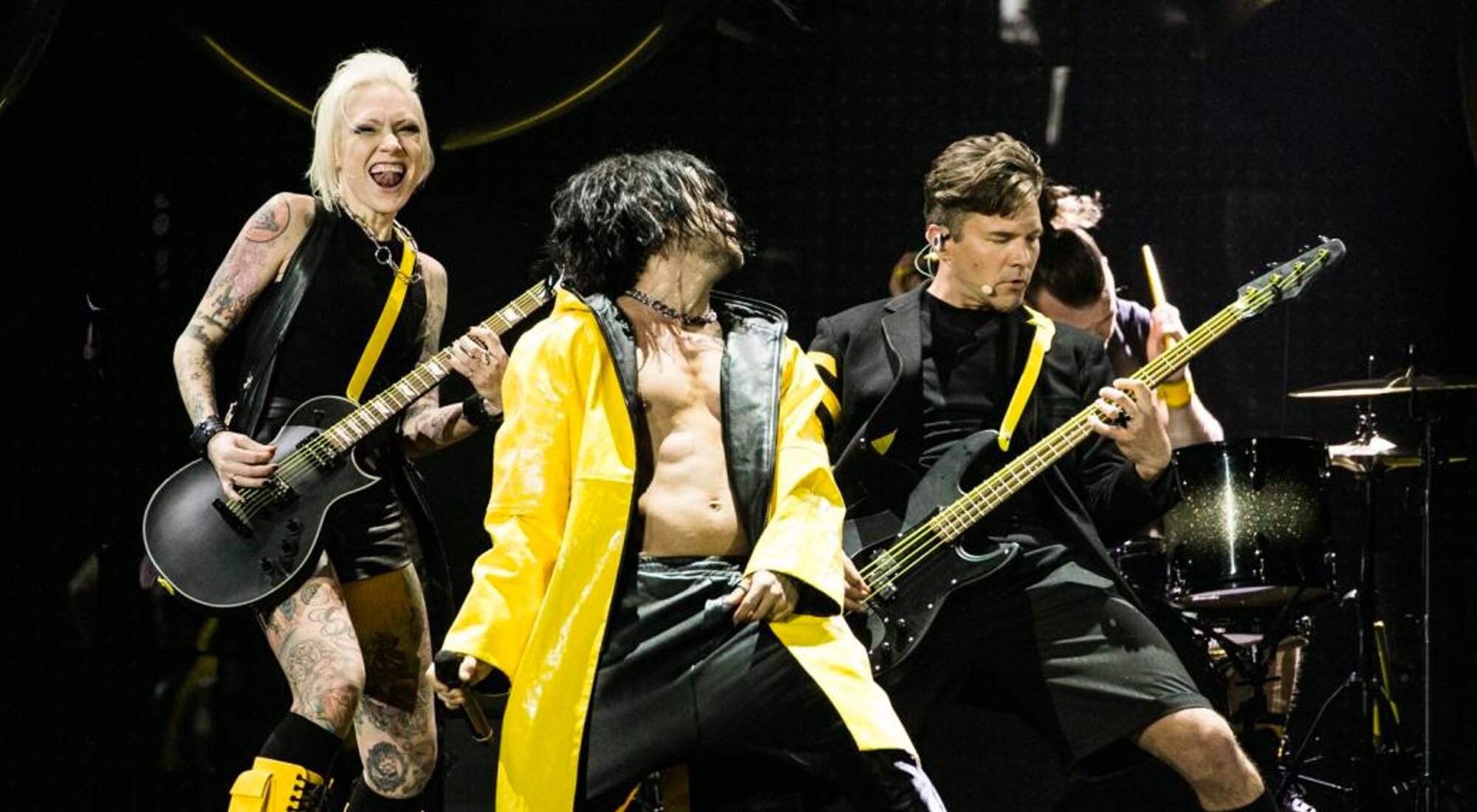 The Rasmus, representantes de Finlandia con &quot;Jezebel&quot;, durante su segundo ensayo