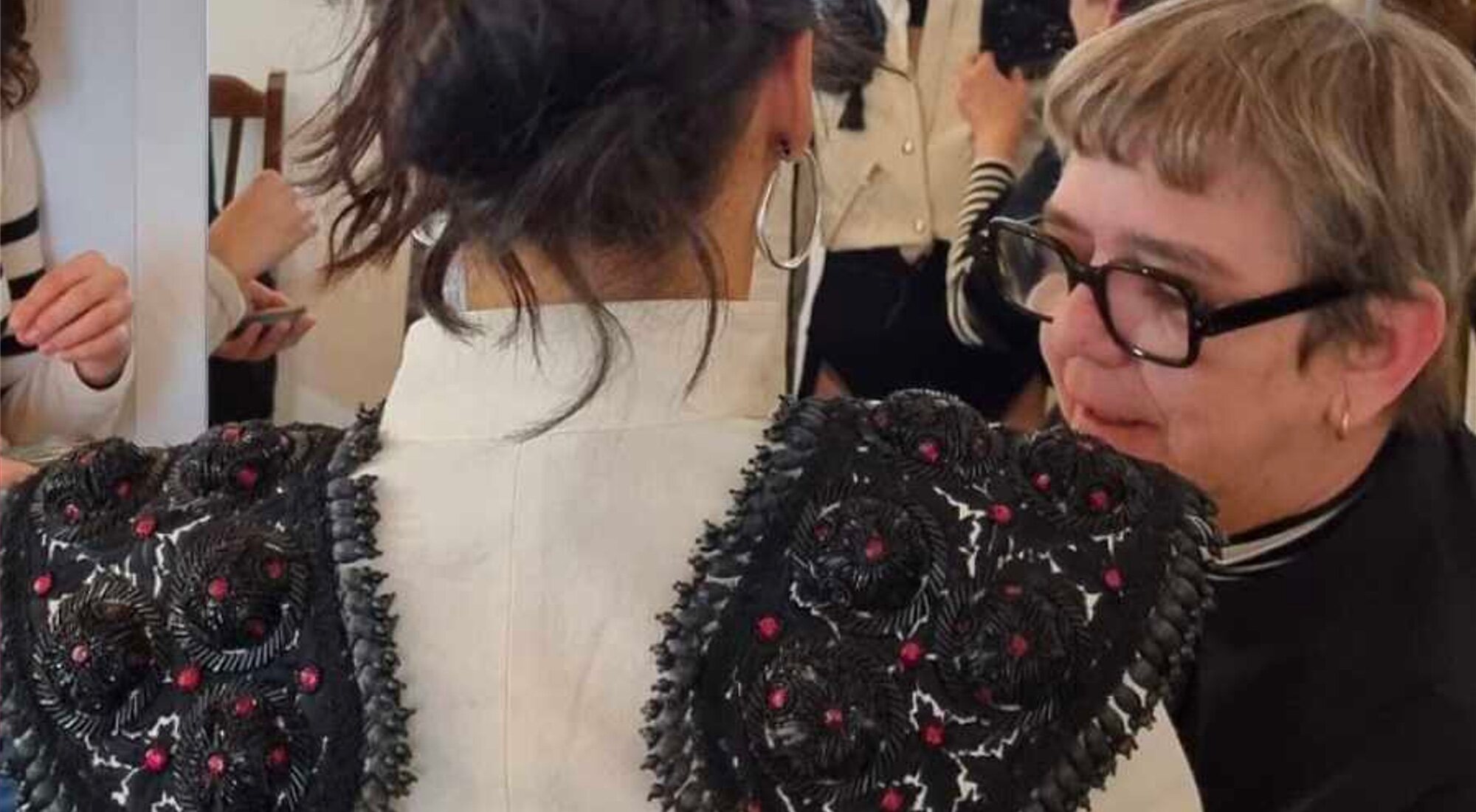 Detalle del traje de Chanel para Eurovisión 2022