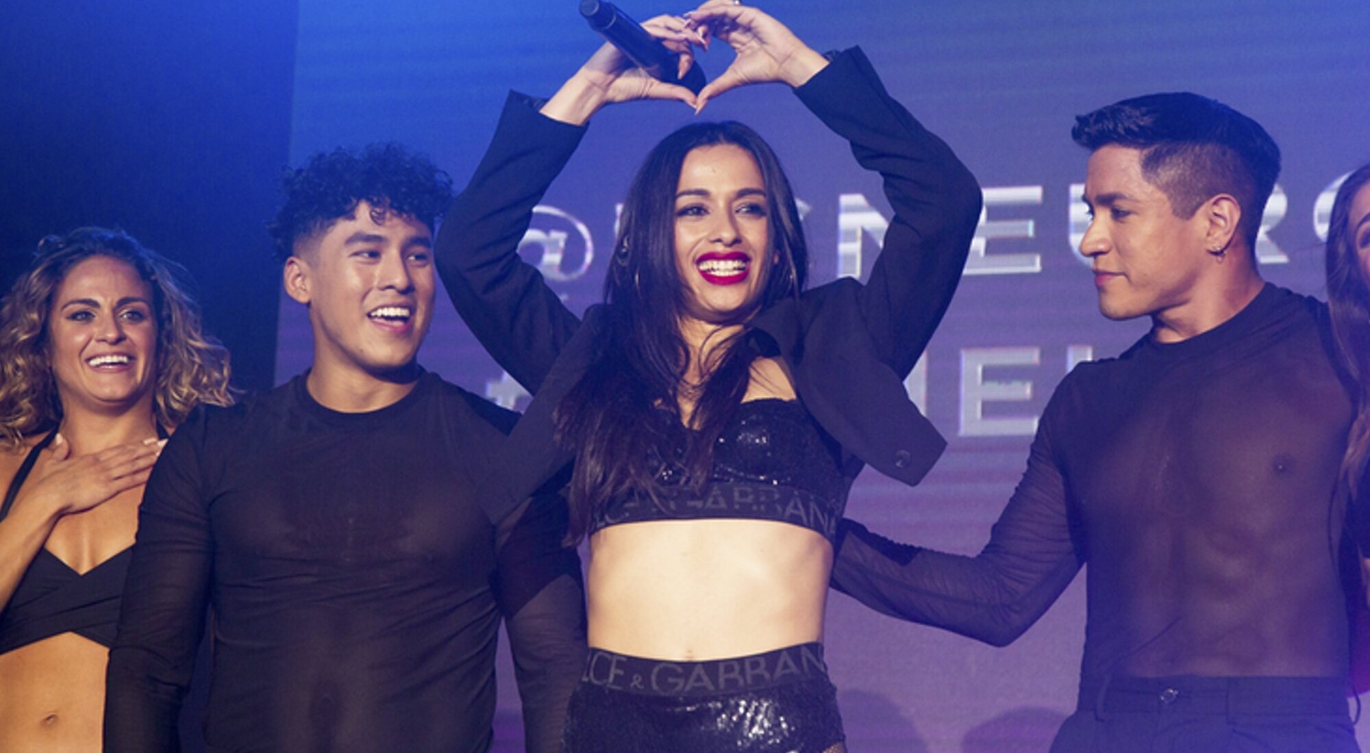 Chanel Terrero, representante de España en Eurovisión 2022, y sus bailarines