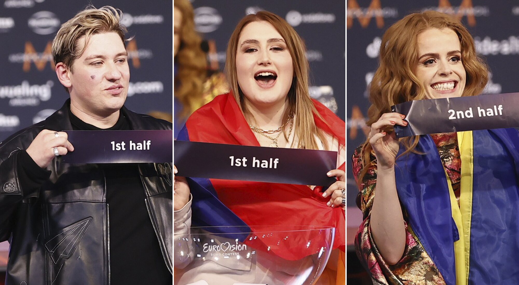 Los representantes de Suiza, Armenia e Islandia fueron los primeros en saber cuándo actuarían en la final de Eurovisión 2022