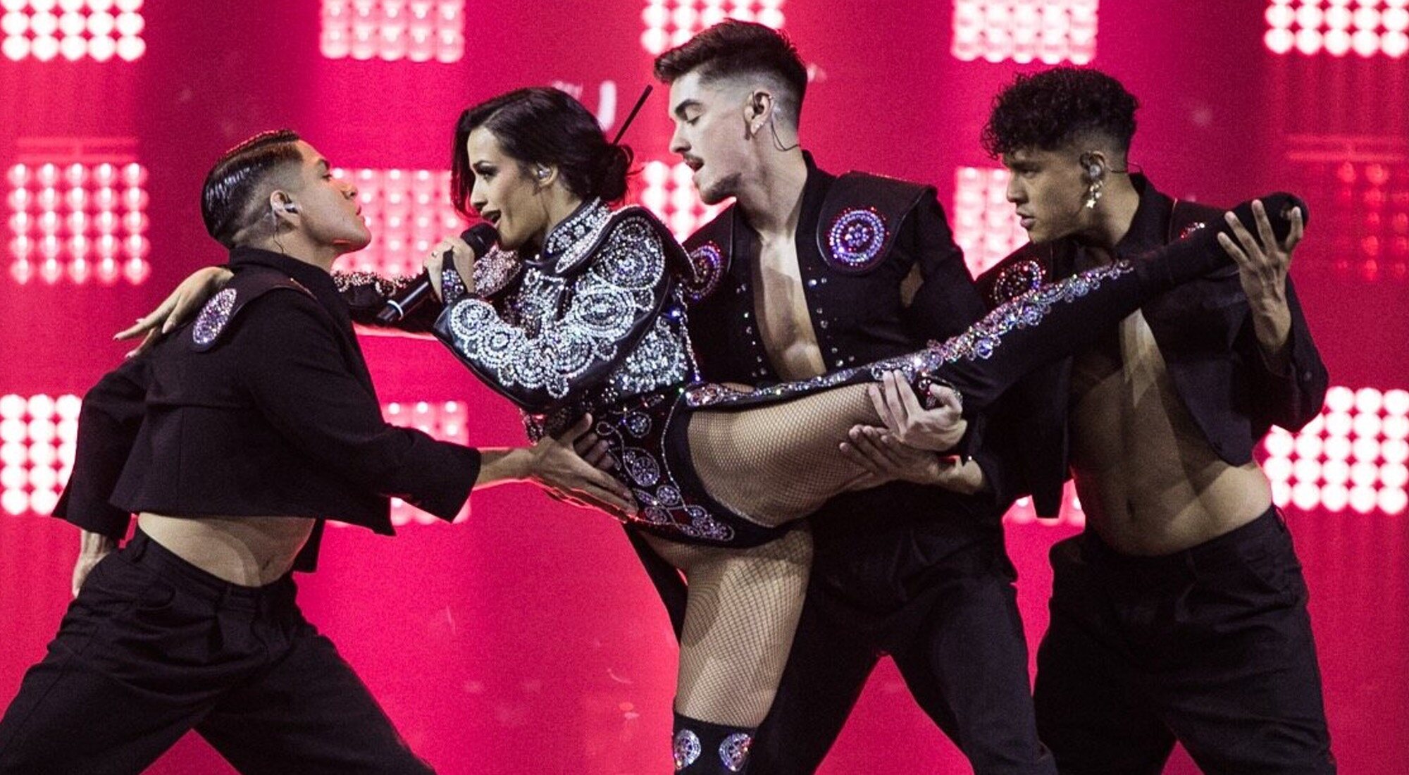 Chanel y sus bailarines, en Eurovisión 2022