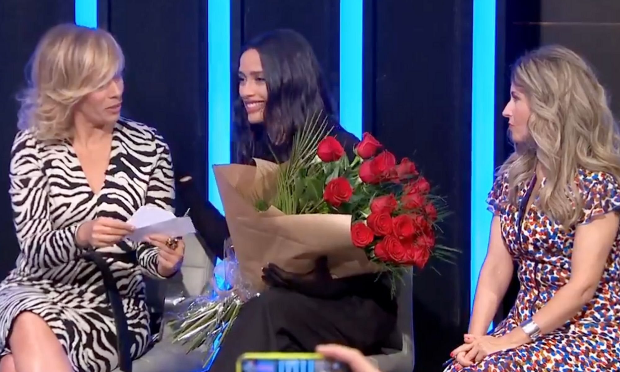 Chanel en la rueda de prensa de RTVE