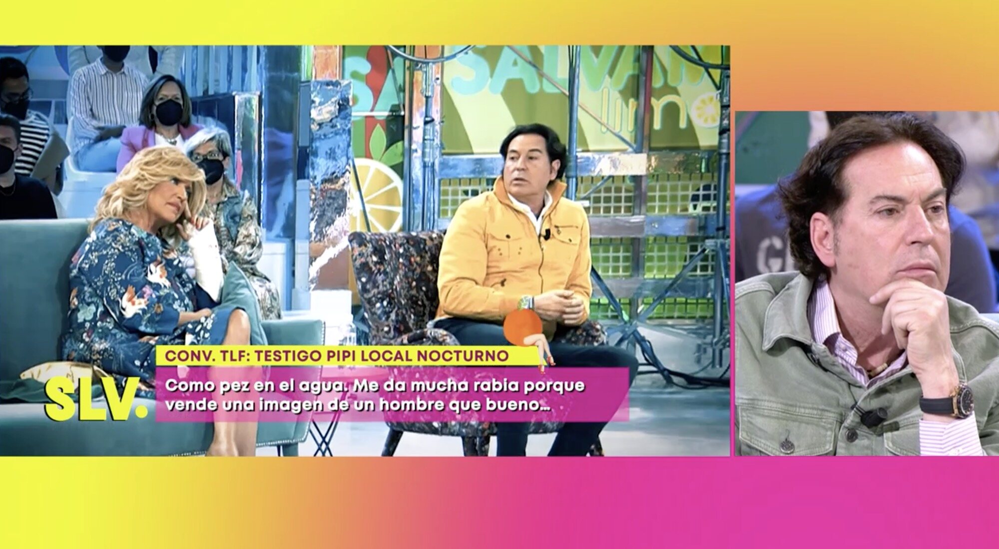 Pipi Estrada en 'Sálvame naranja'