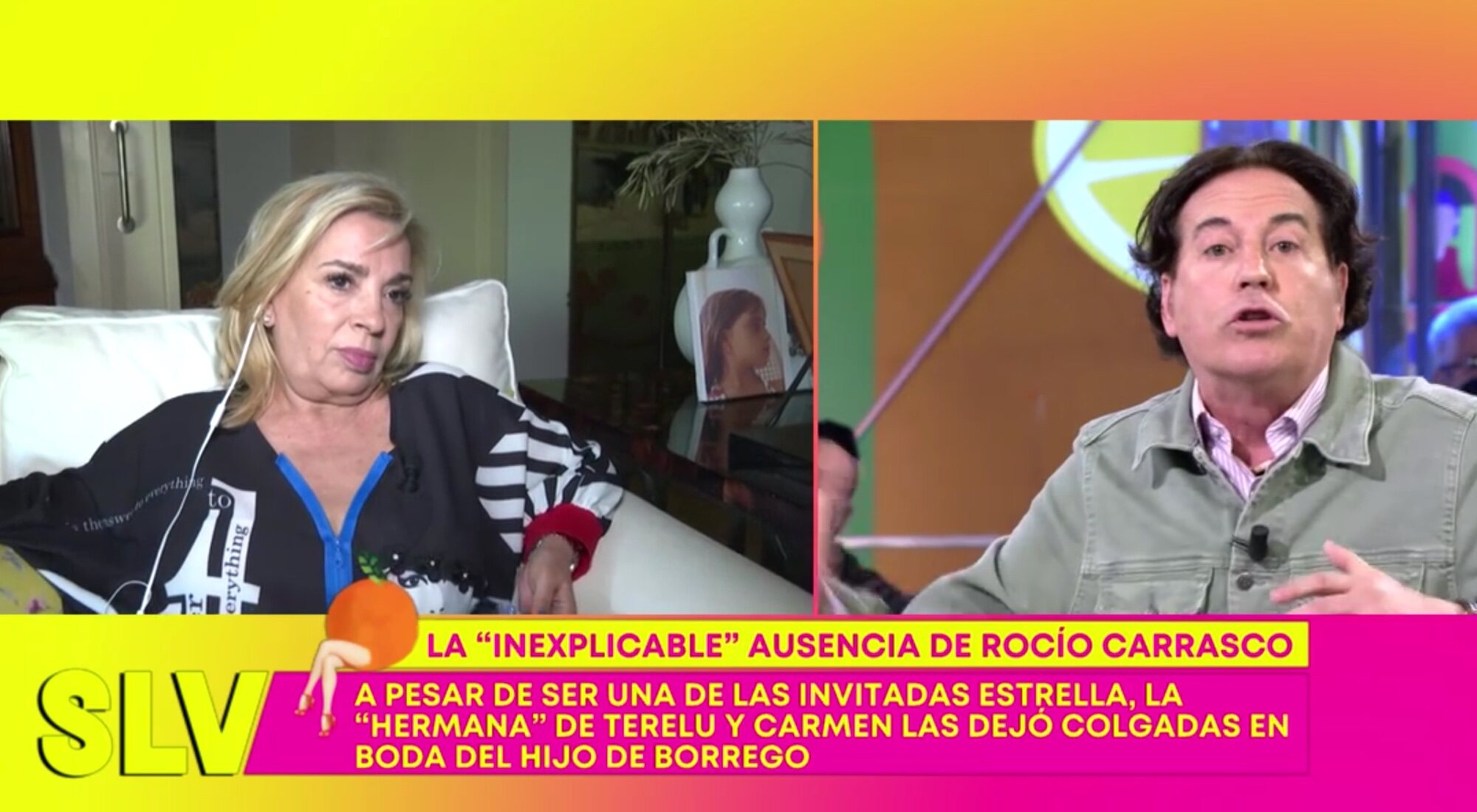 Carmen Borrego y Pipi Estrada, en 'Sálvame'