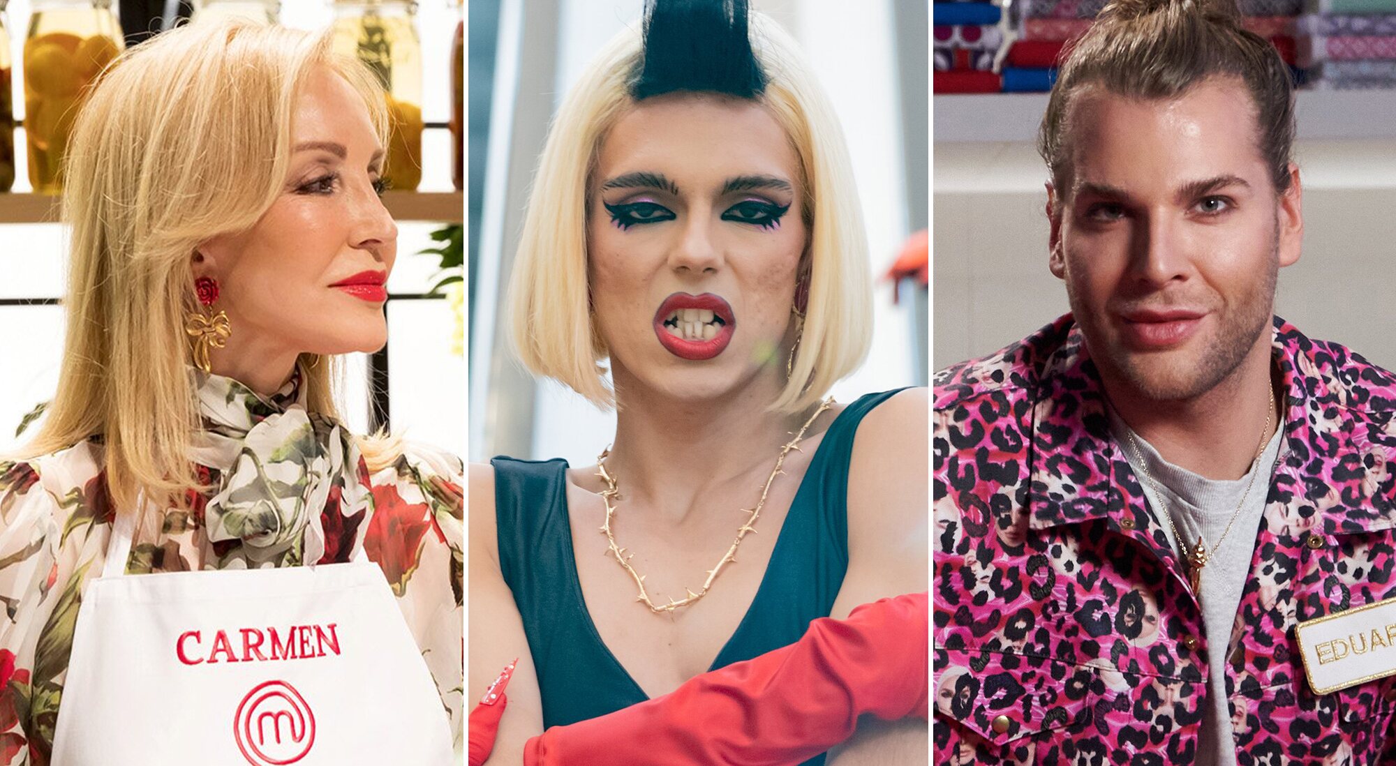 Carmen Lomana, Samantha Hudson y Eduardo Navarrete