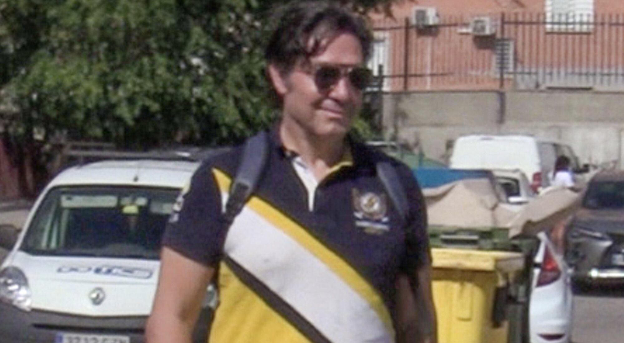 Luis Lorenzo a su llegada a los juzgados de Arganda del Rey