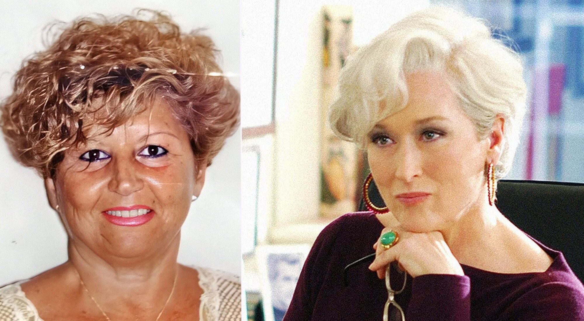 Rosa Guiñón y Meryl Streep