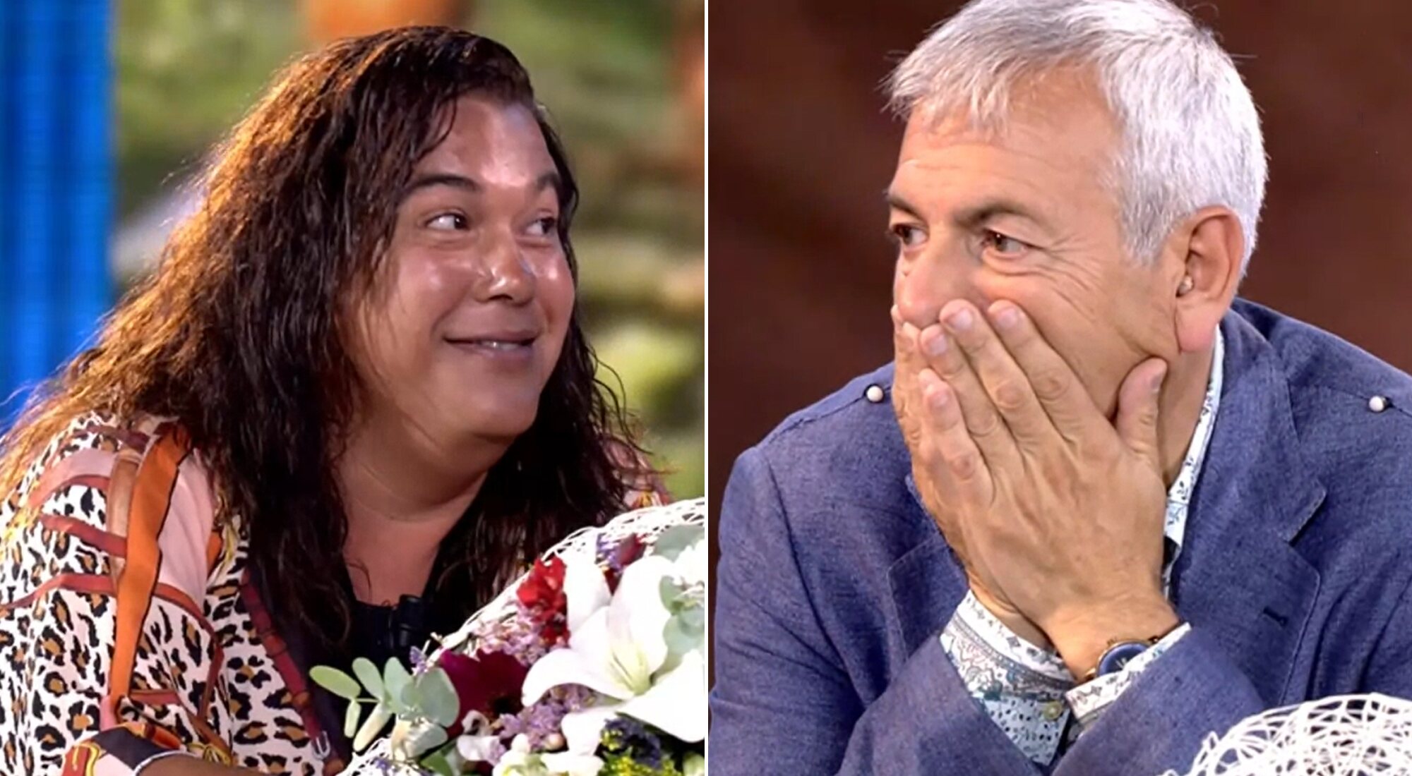 Desi deja anonadado a Carlos Sobera en &#39;Supervivientes&#39; con su revelación sobre Tania y Alejandro