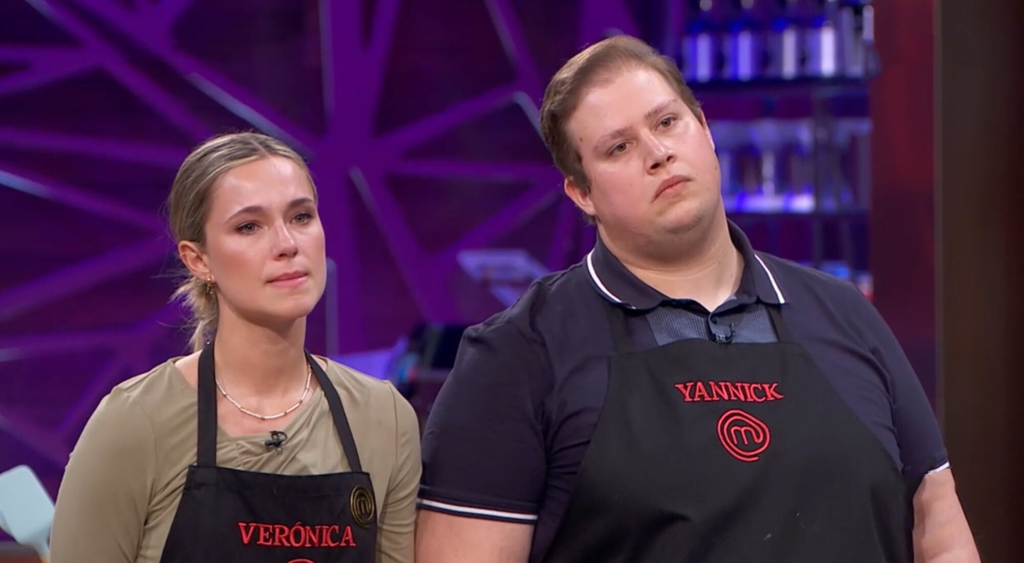 Verónica y Yannick, antes de que el aspirante fuera expulsado de 'MasterChef 10'
