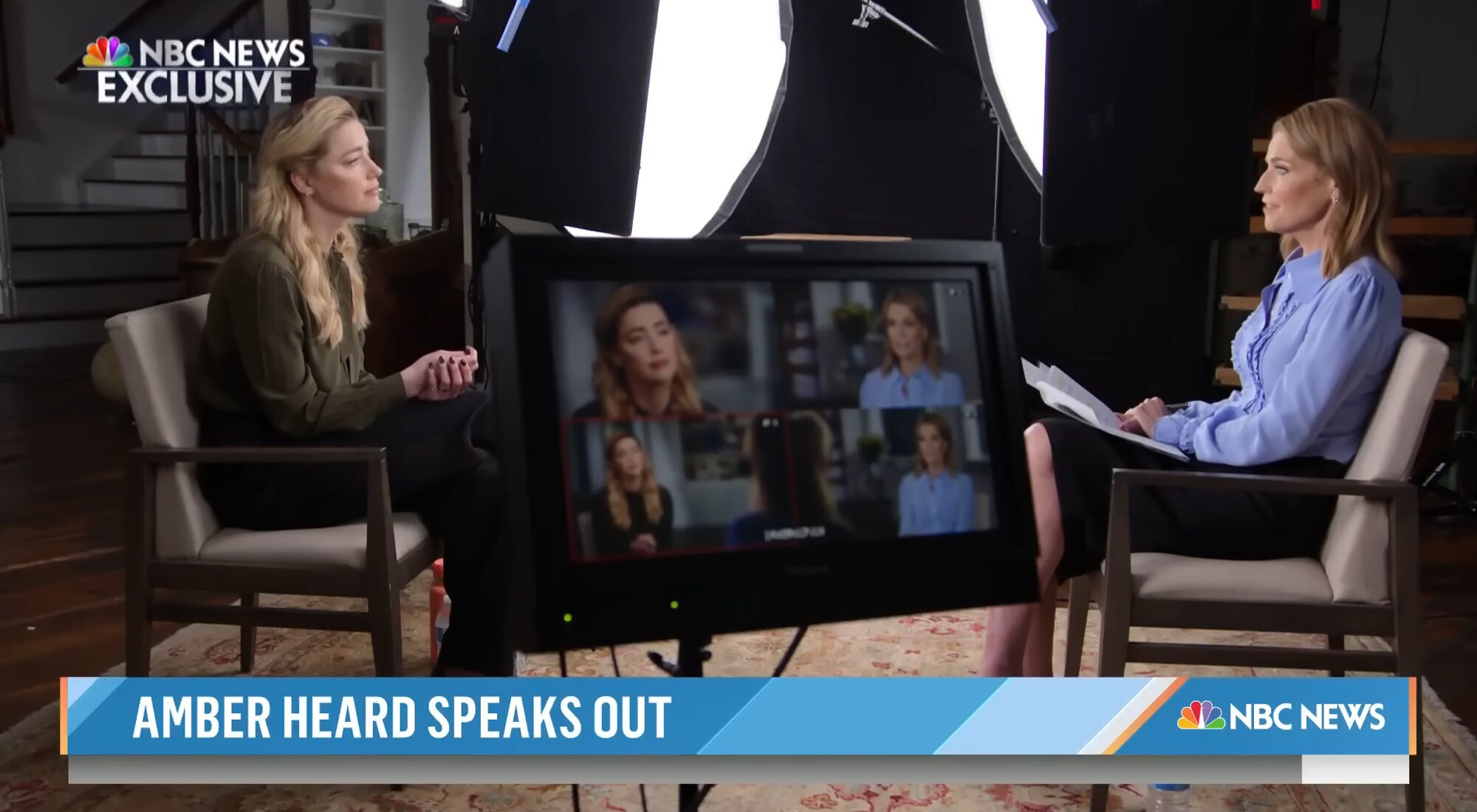 Amber Heard en su primera entrevista tras su juicio contra Johnny Depp