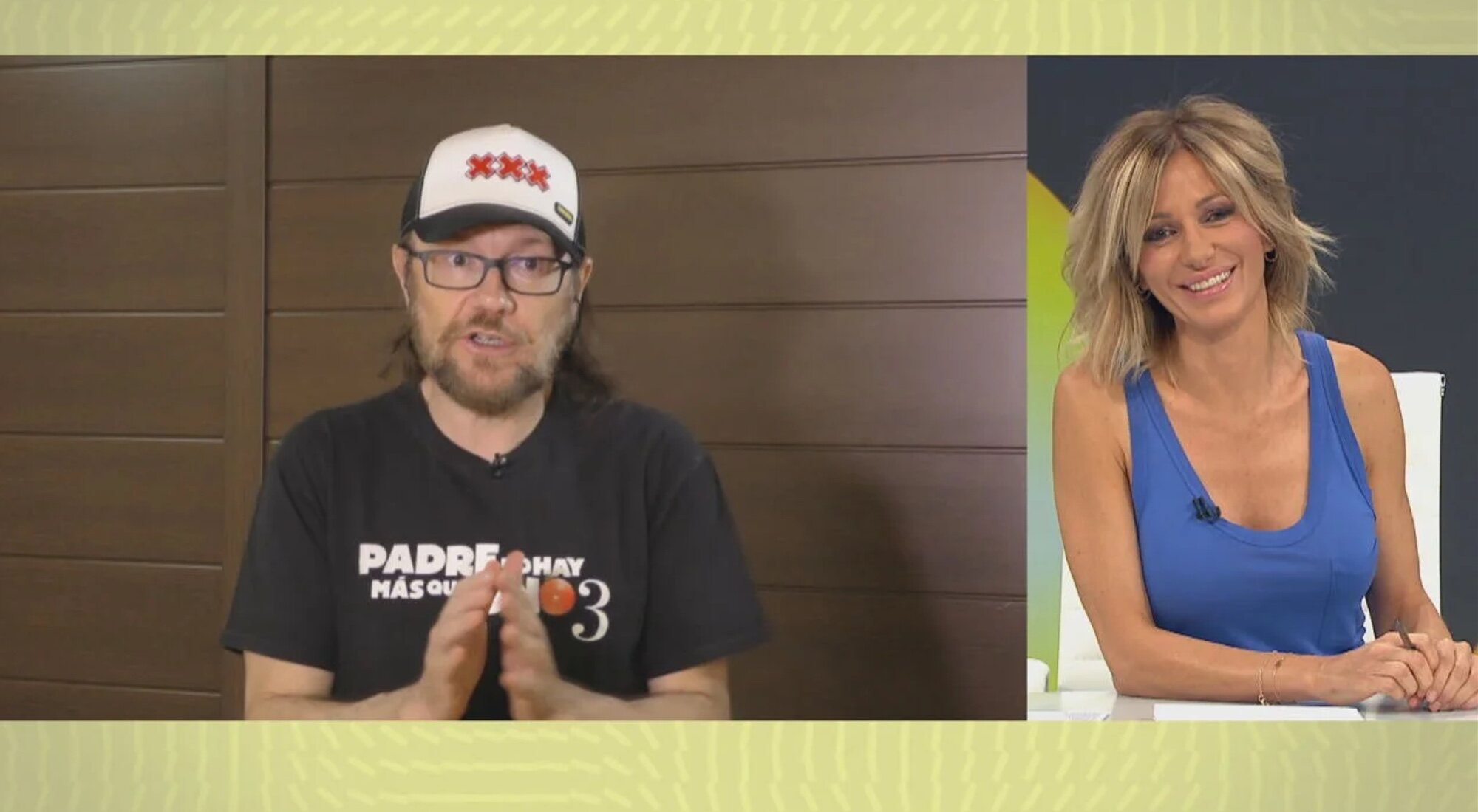 Santiago Segura conecta con Susanna Griso en &#39;Espejo público&#39;