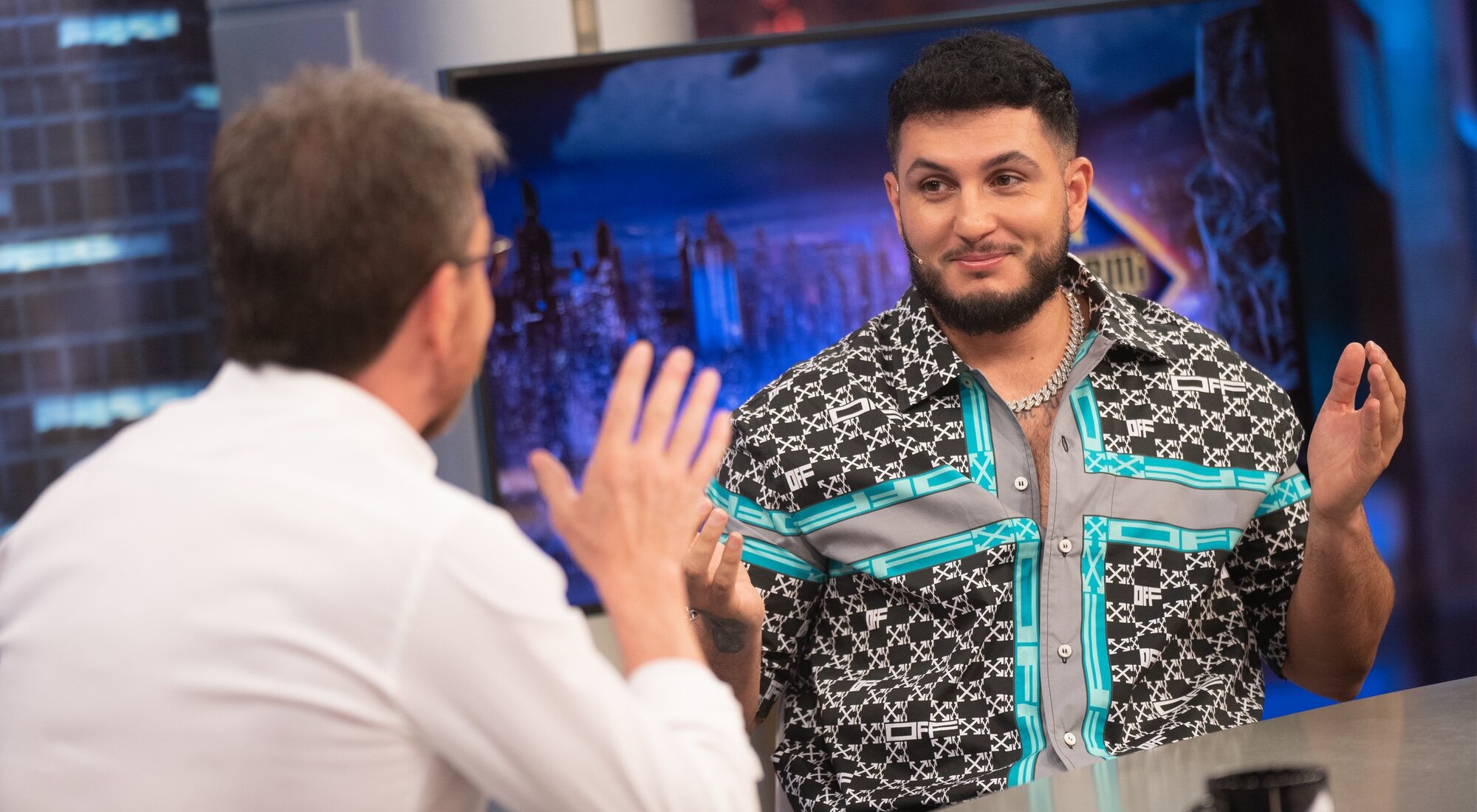 Pablo Motos y Omar Montes en 'El hormiguero'