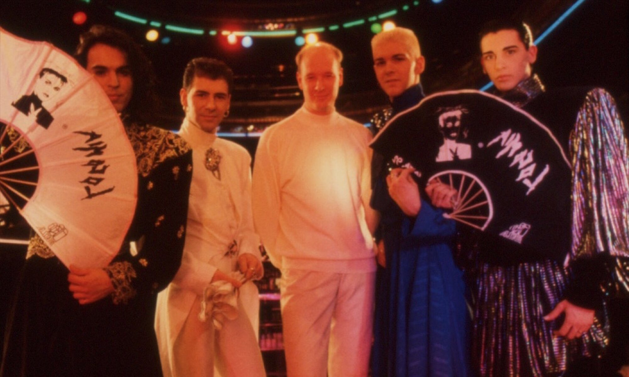 La banda Locomía con José Luis Gil en el centro