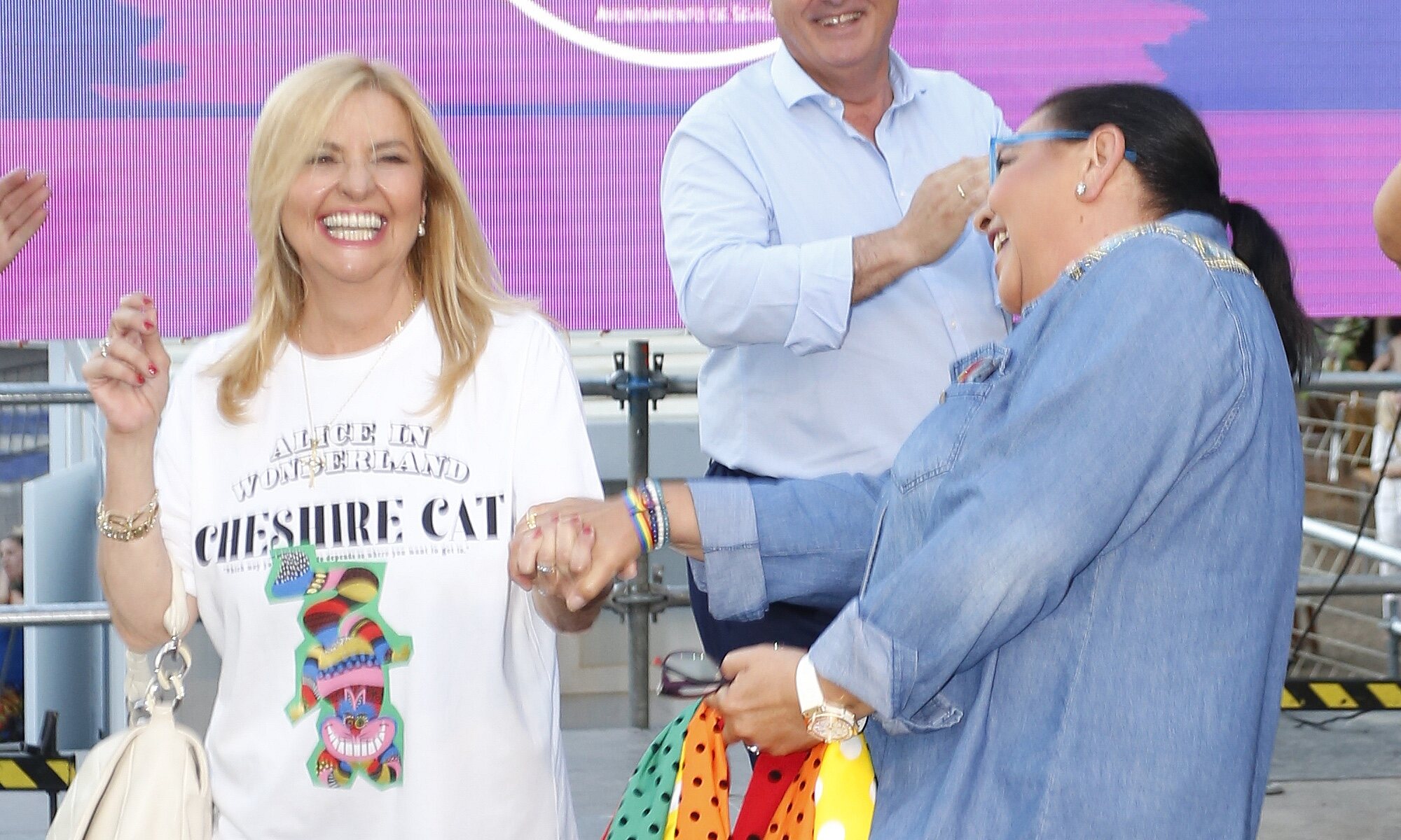 Inmaculada Casal y María del Monte, en el Orgullo de Sevilla