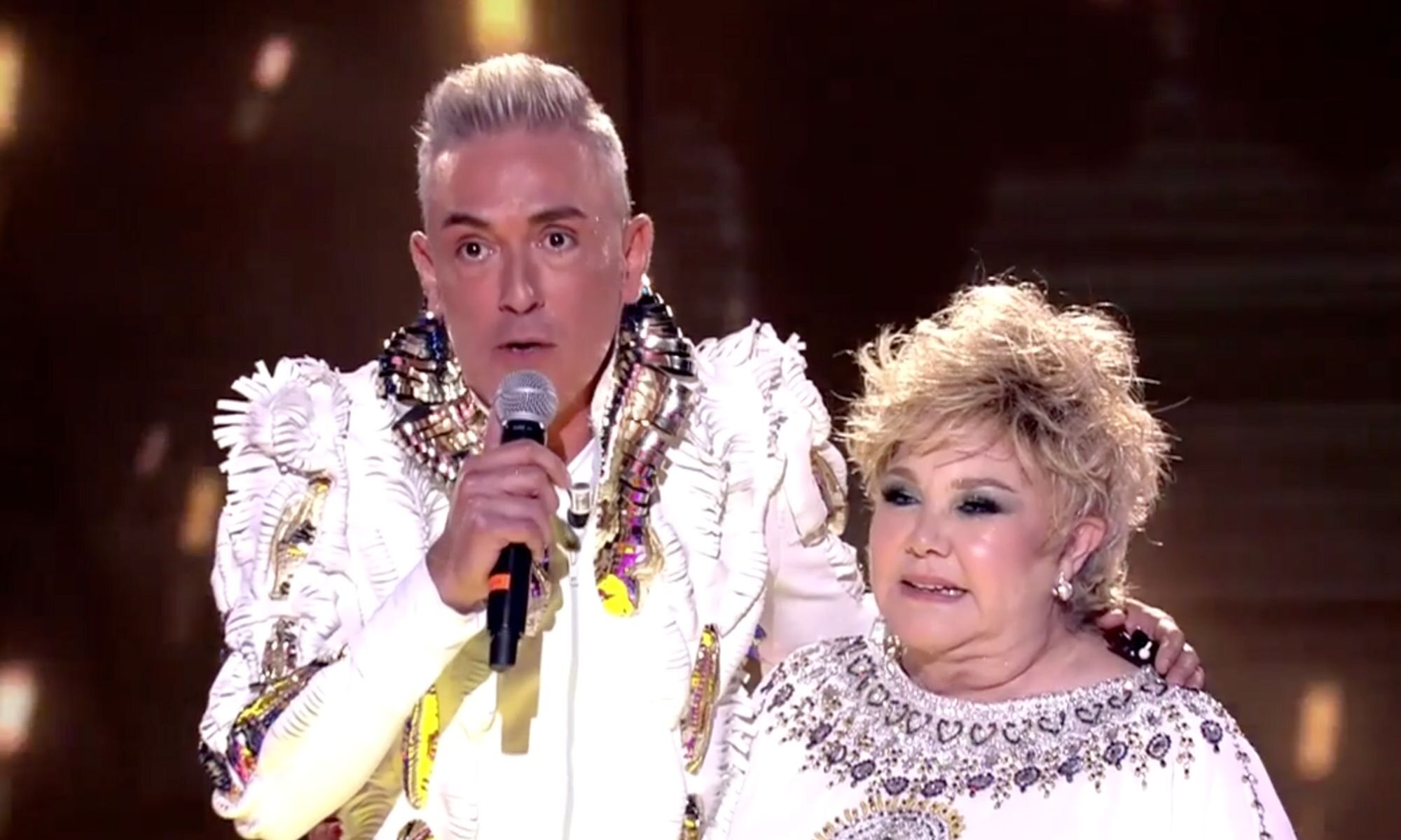 Kiko Hernández y Karina en &#39;Sálvame Mediafest&#39;