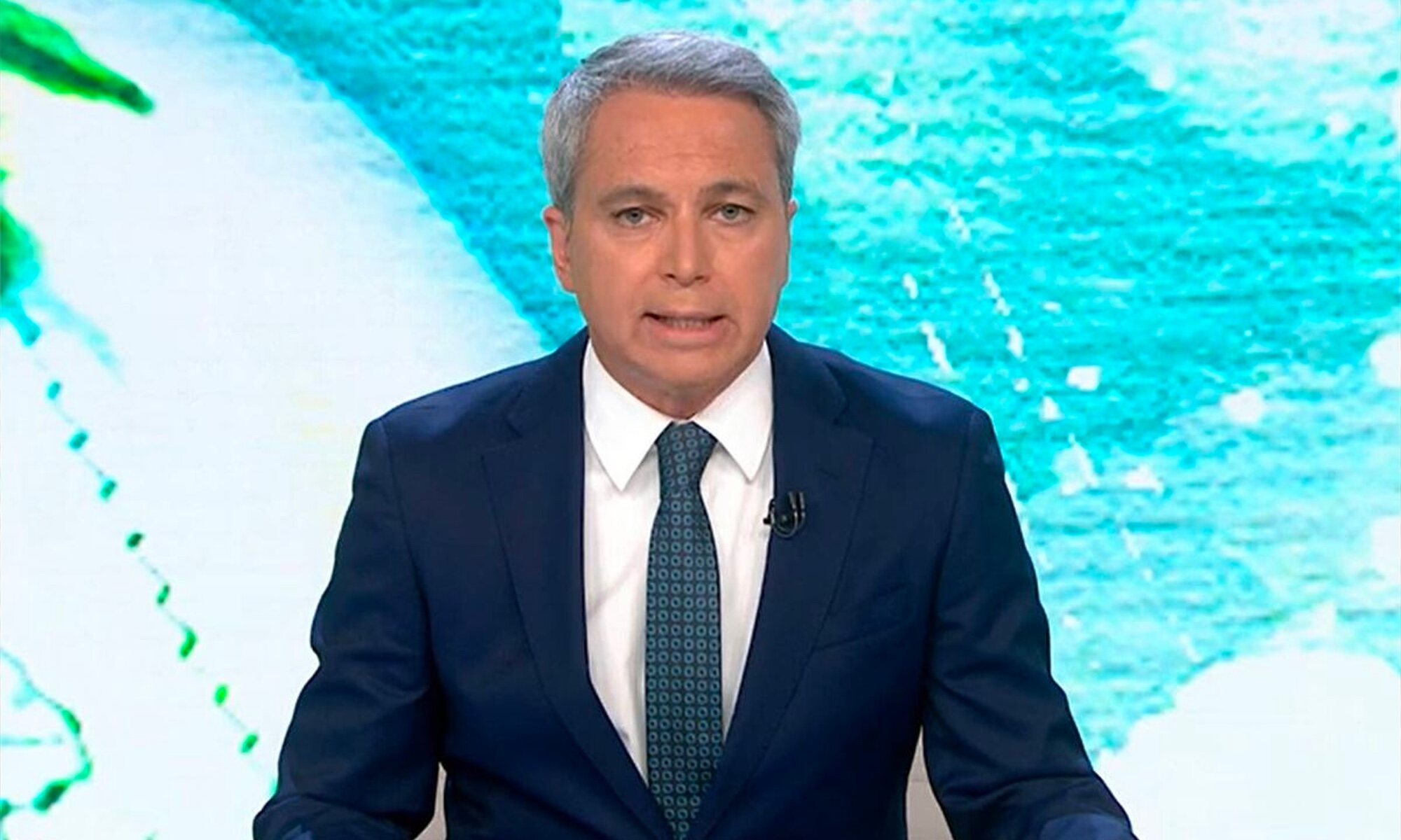 Vicente Vallés, en 'Antena 3 noticias'
